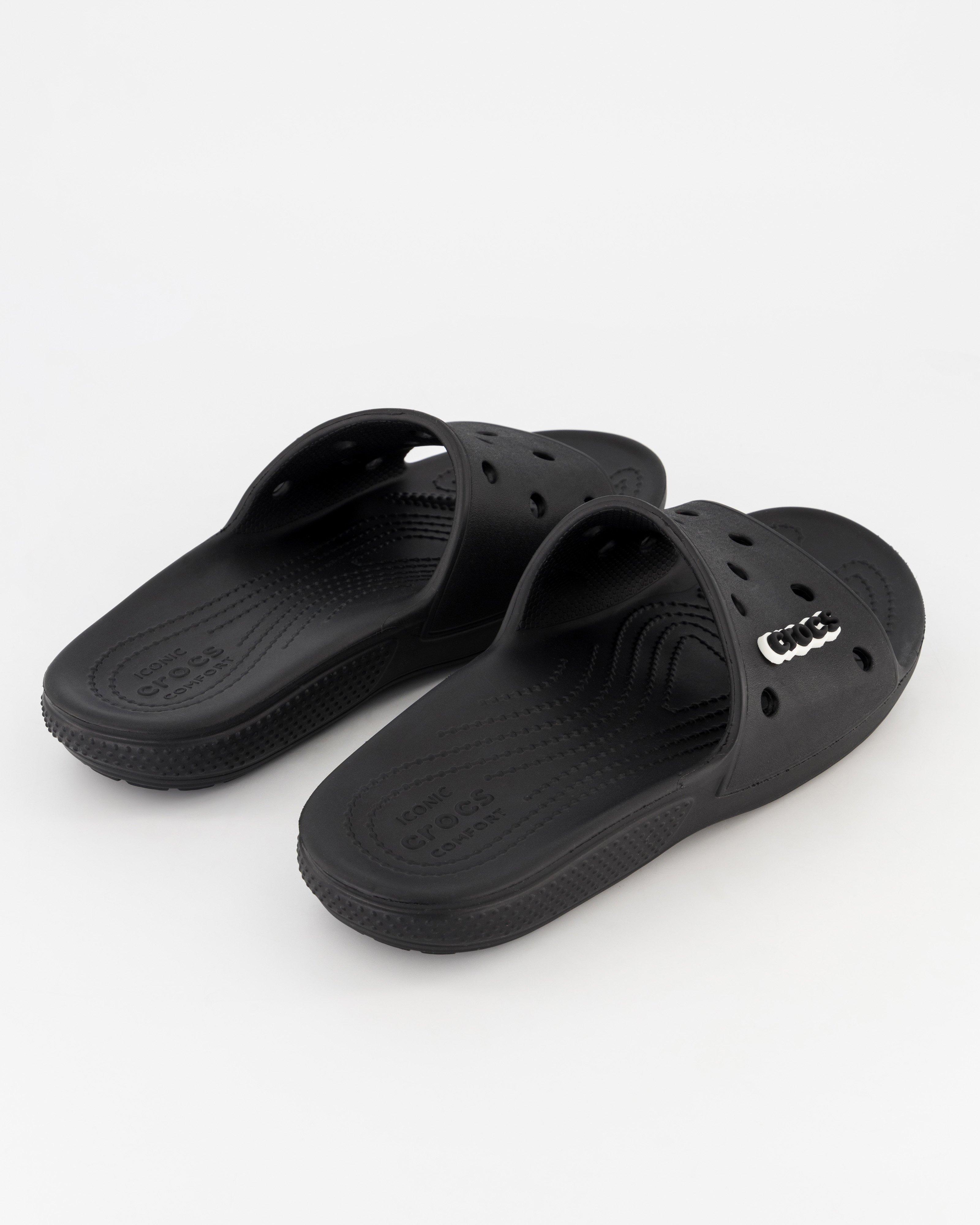 Men's Crocs Classic Slide -  Black