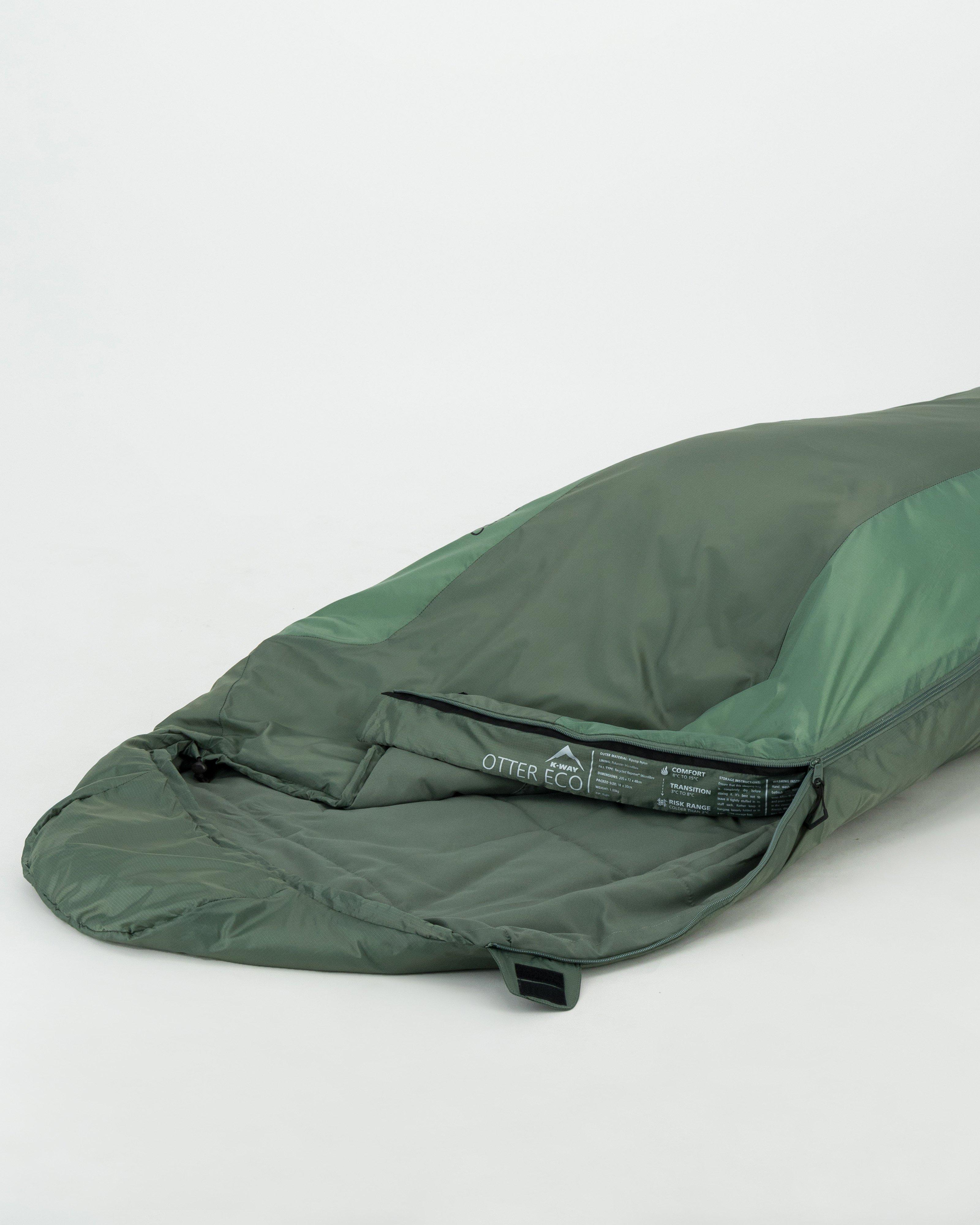 K-Way Otter Eco Sleeping Bag -  Green