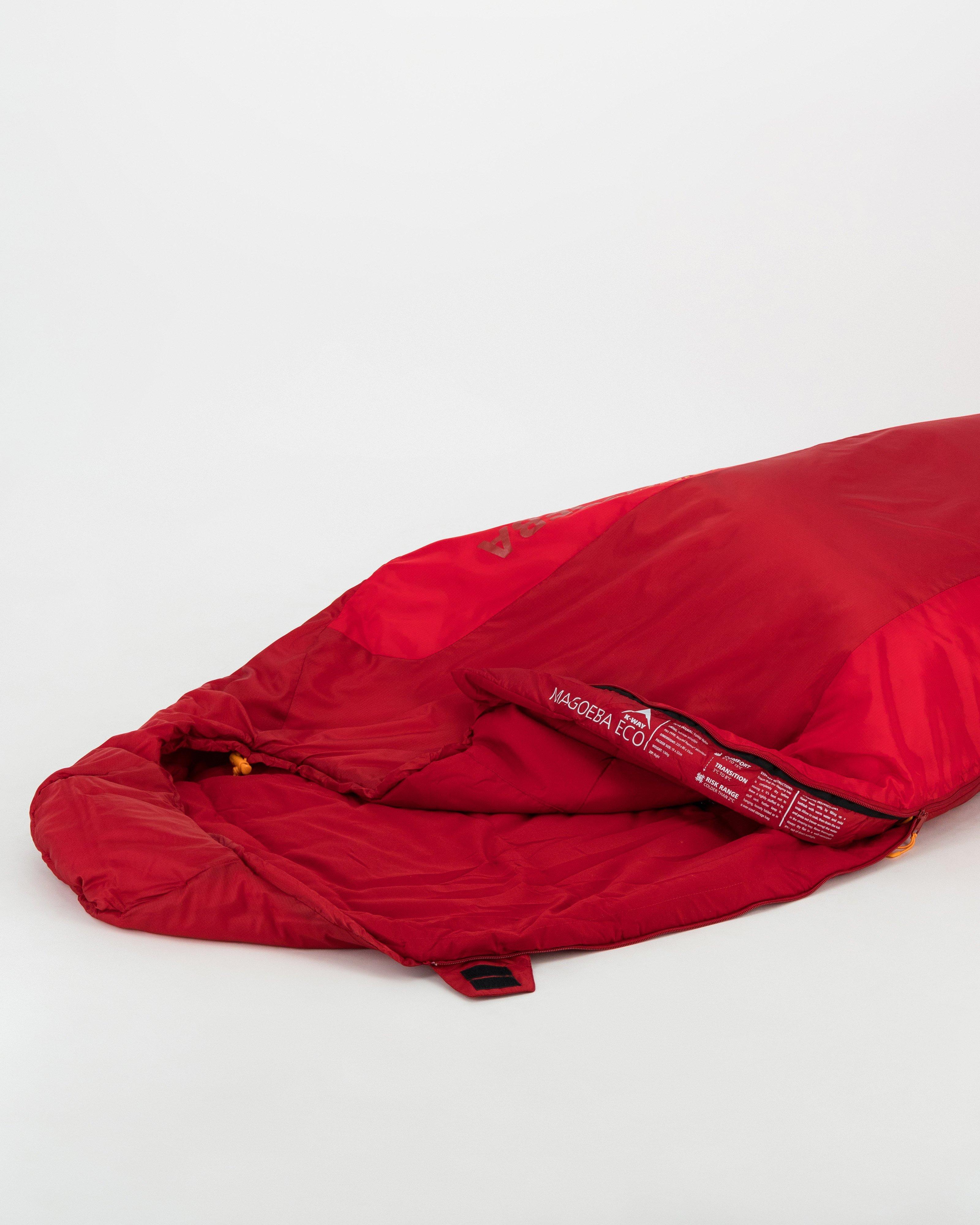 K-Way Magoeba Eco Sleeping Bag -  Red