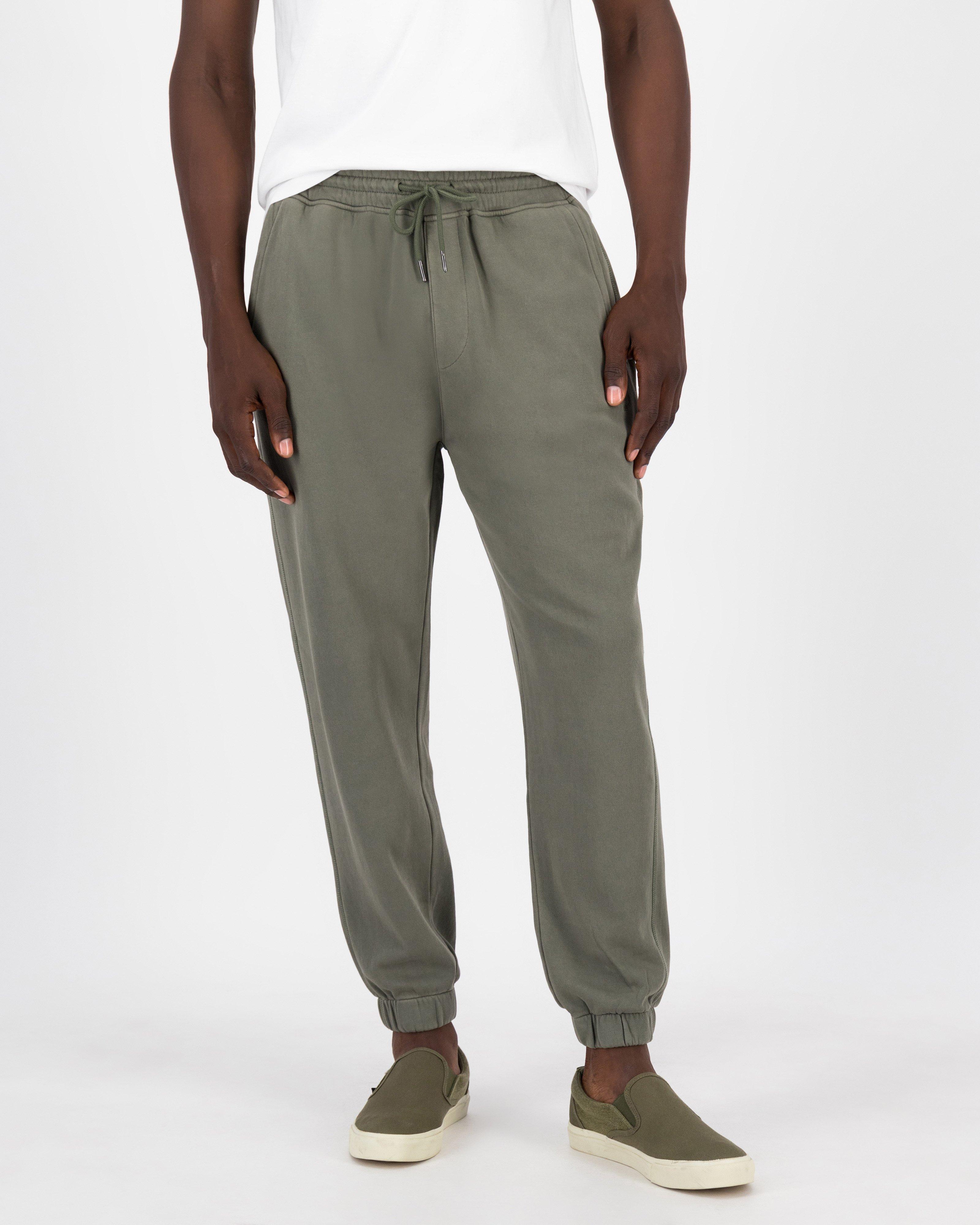 Men’s Jerome Acid Wash Joggers -  Fatigue