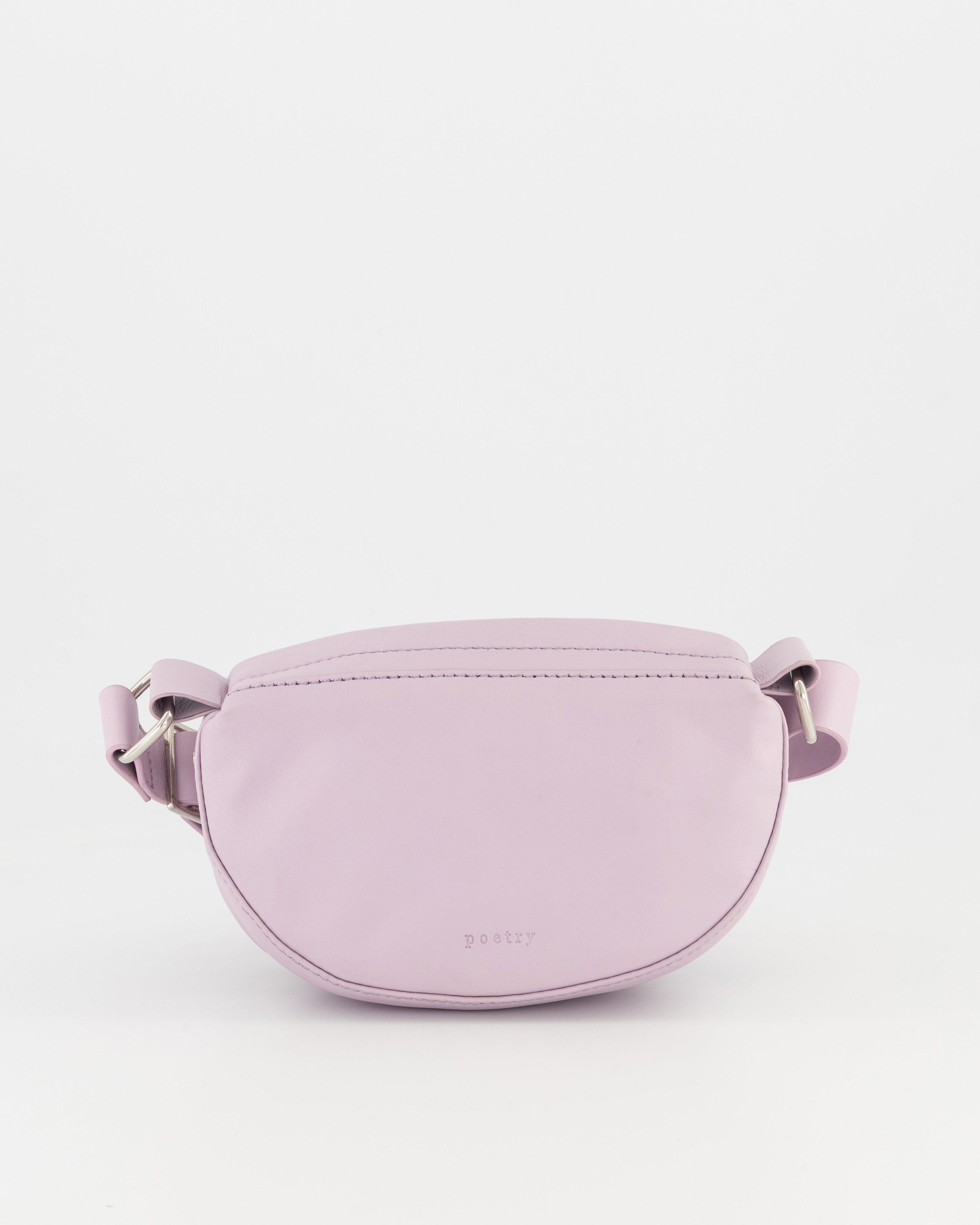 Essie Mini Leather Crossbody Bag -  Lilac