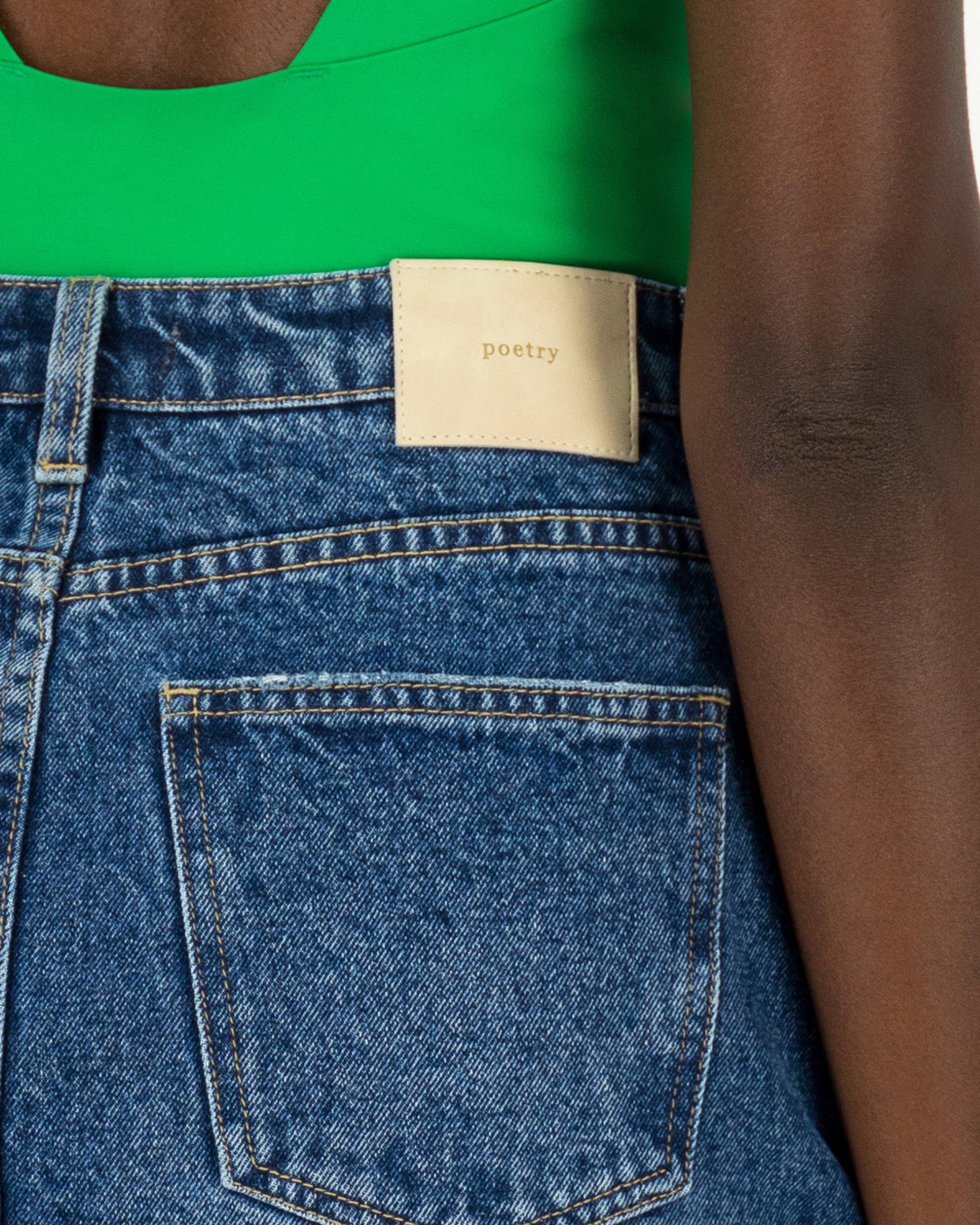 Denim Slit Skirt main image 1