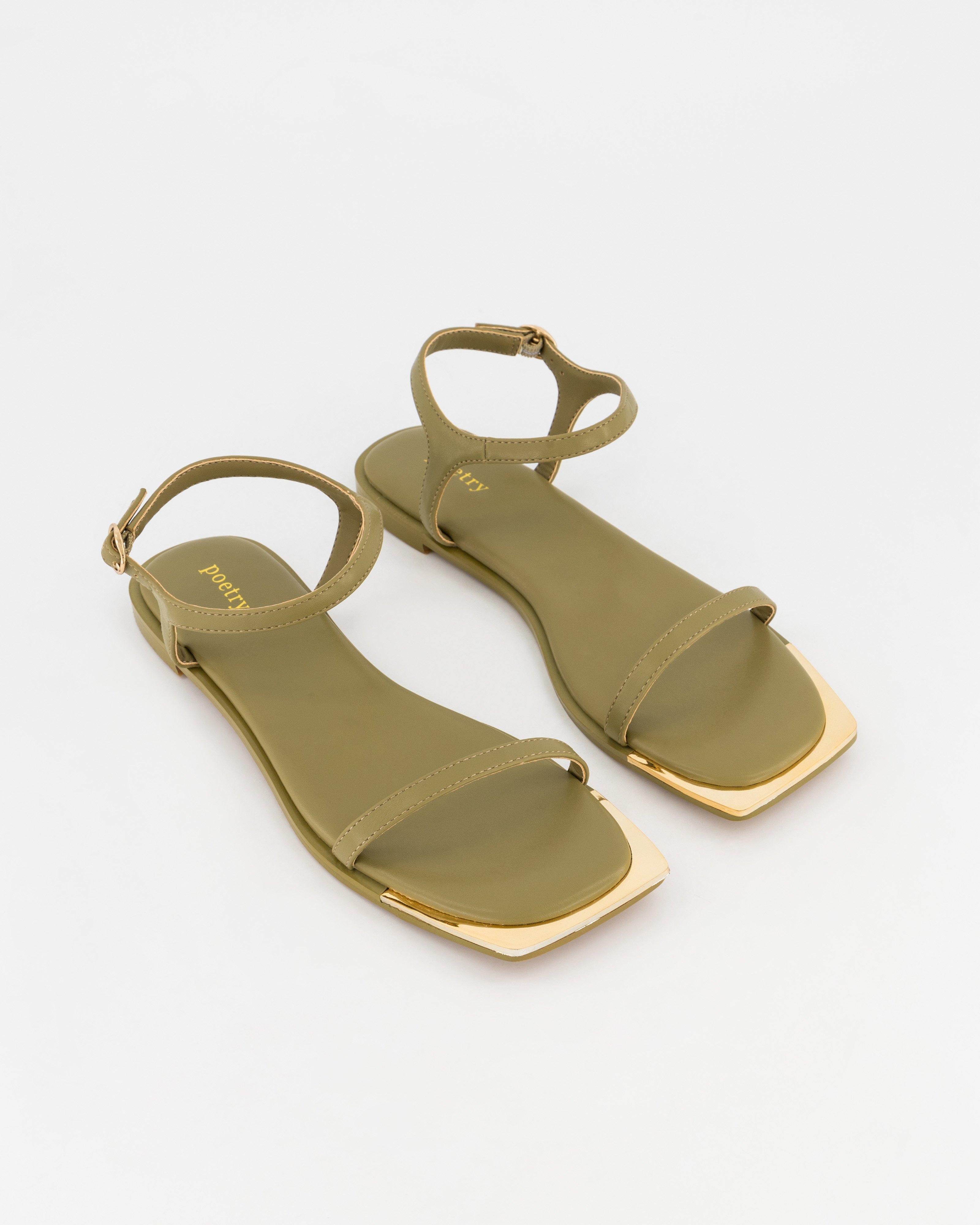 Freya Sandal -  Olive