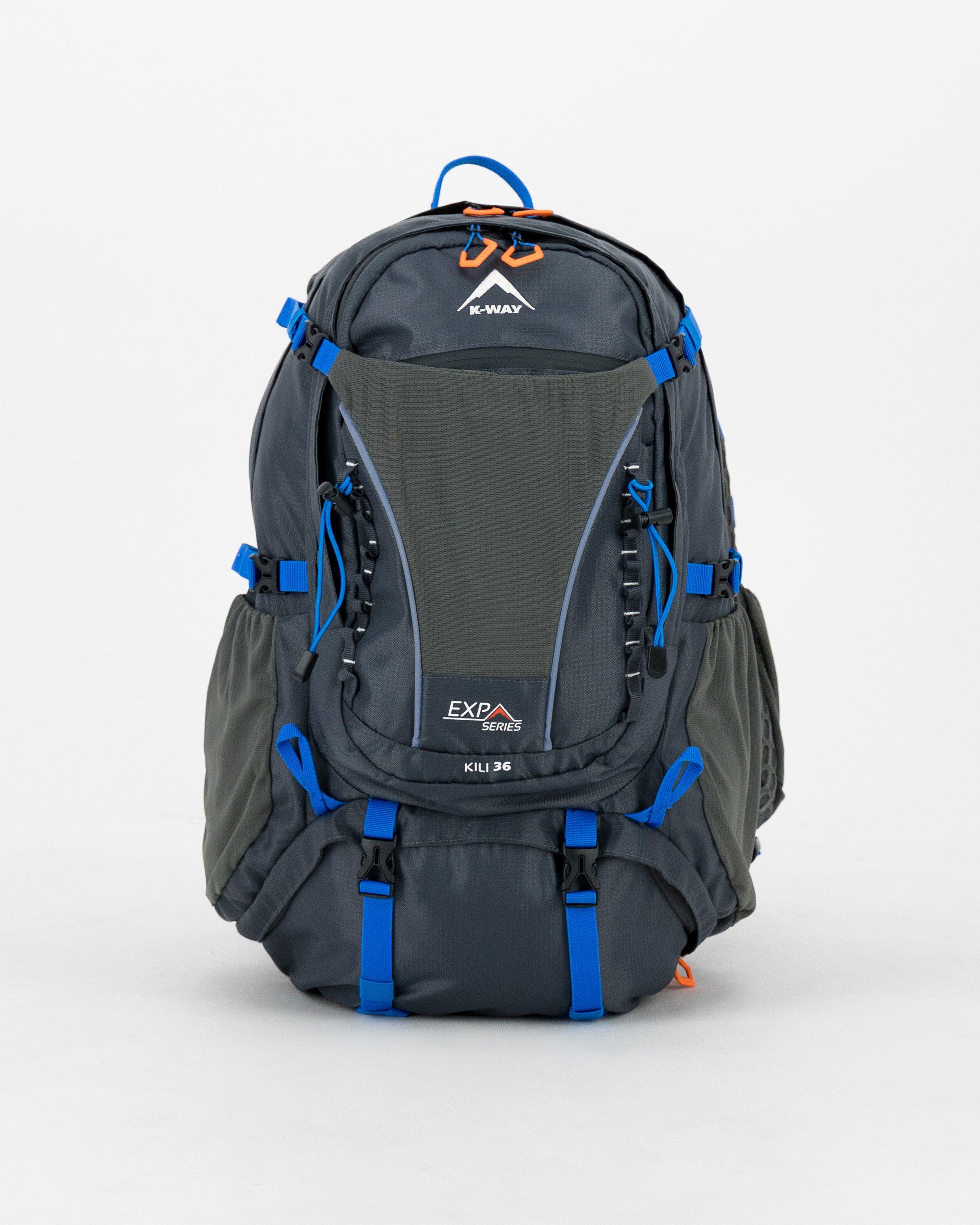 K-Way Kilimanjaro 36L Hiking Pack -  Charcoal