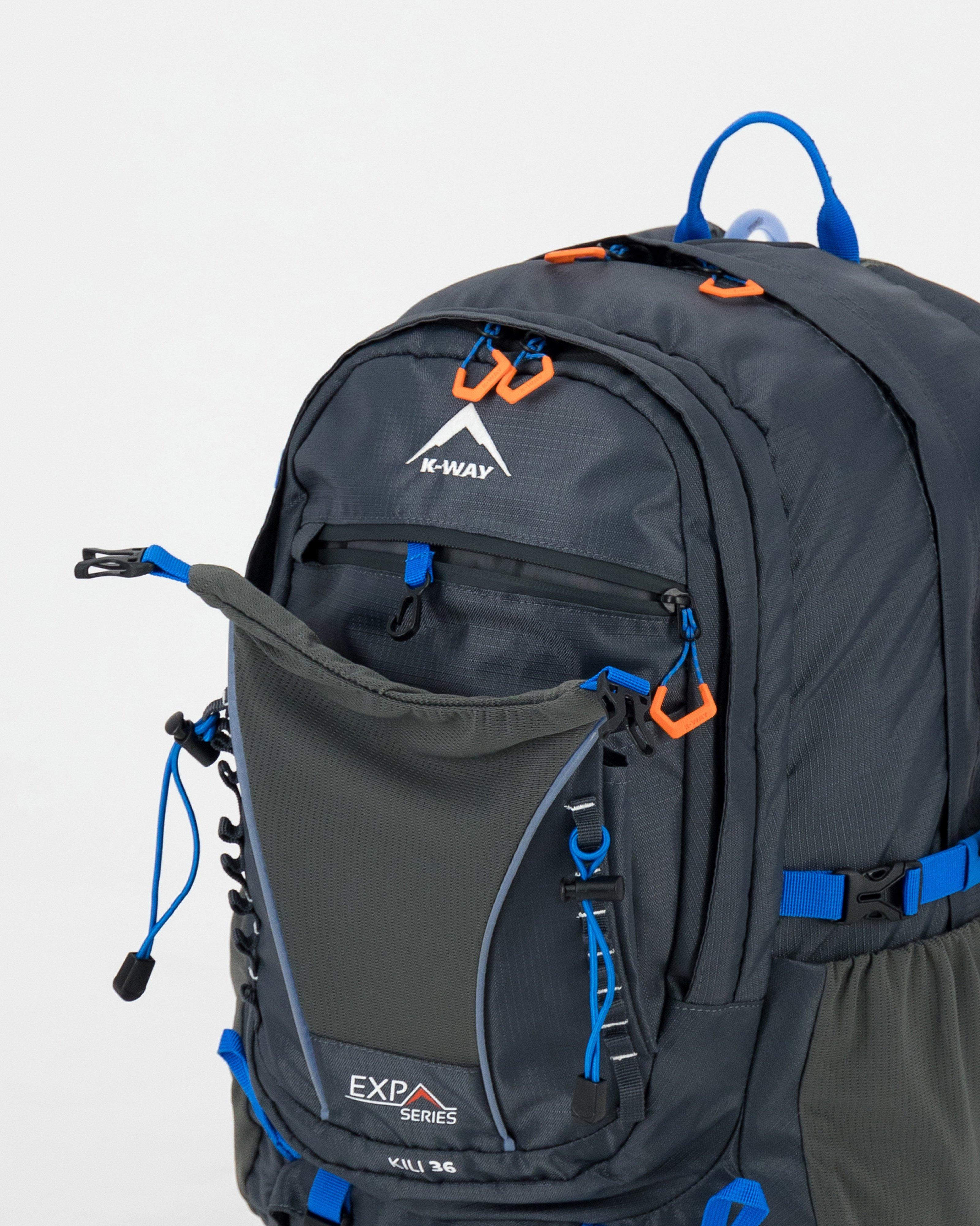 K-Way Kilimanjaro 36L Hiking Pack -  Charcoal