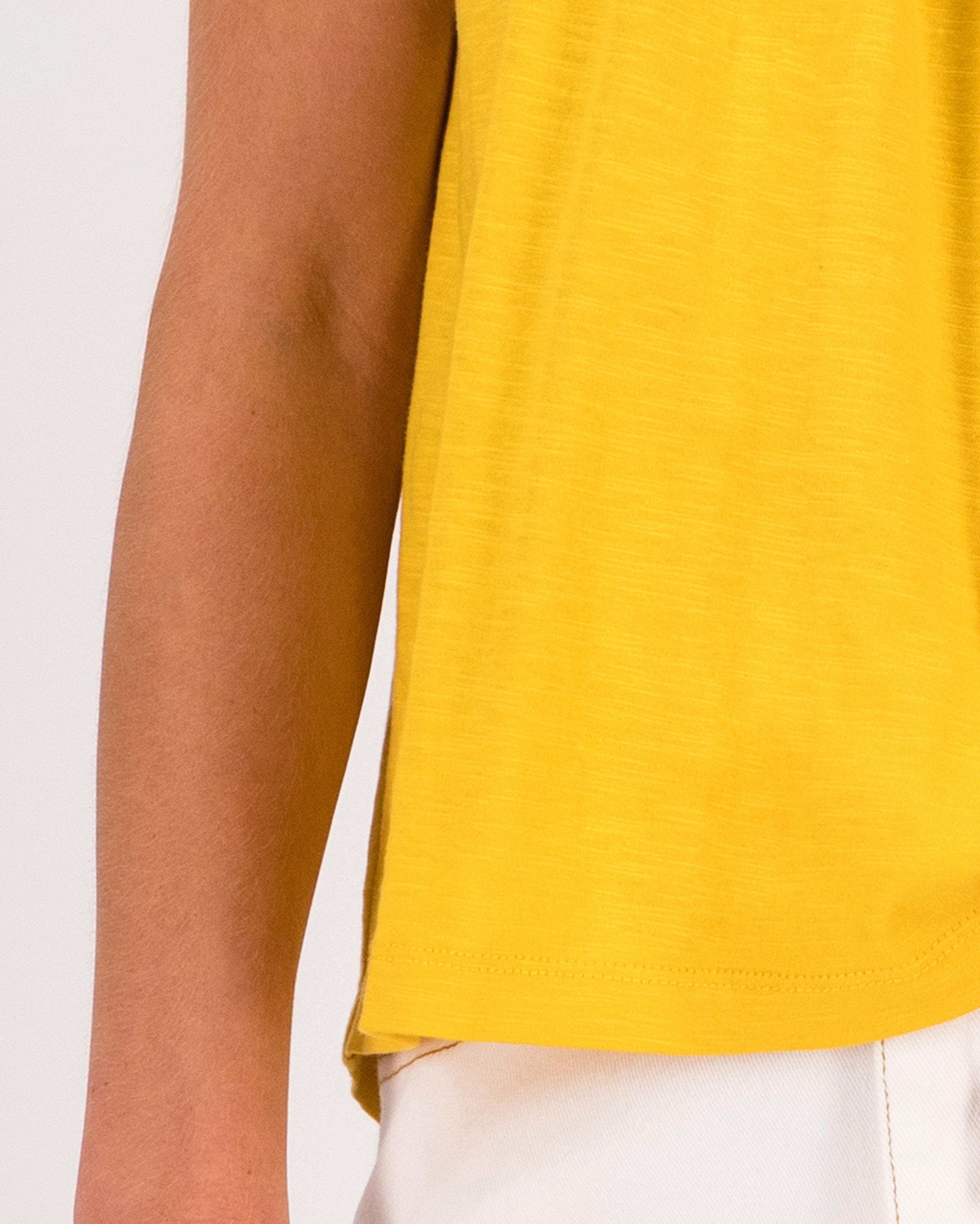 Mixed Media Pullover Top