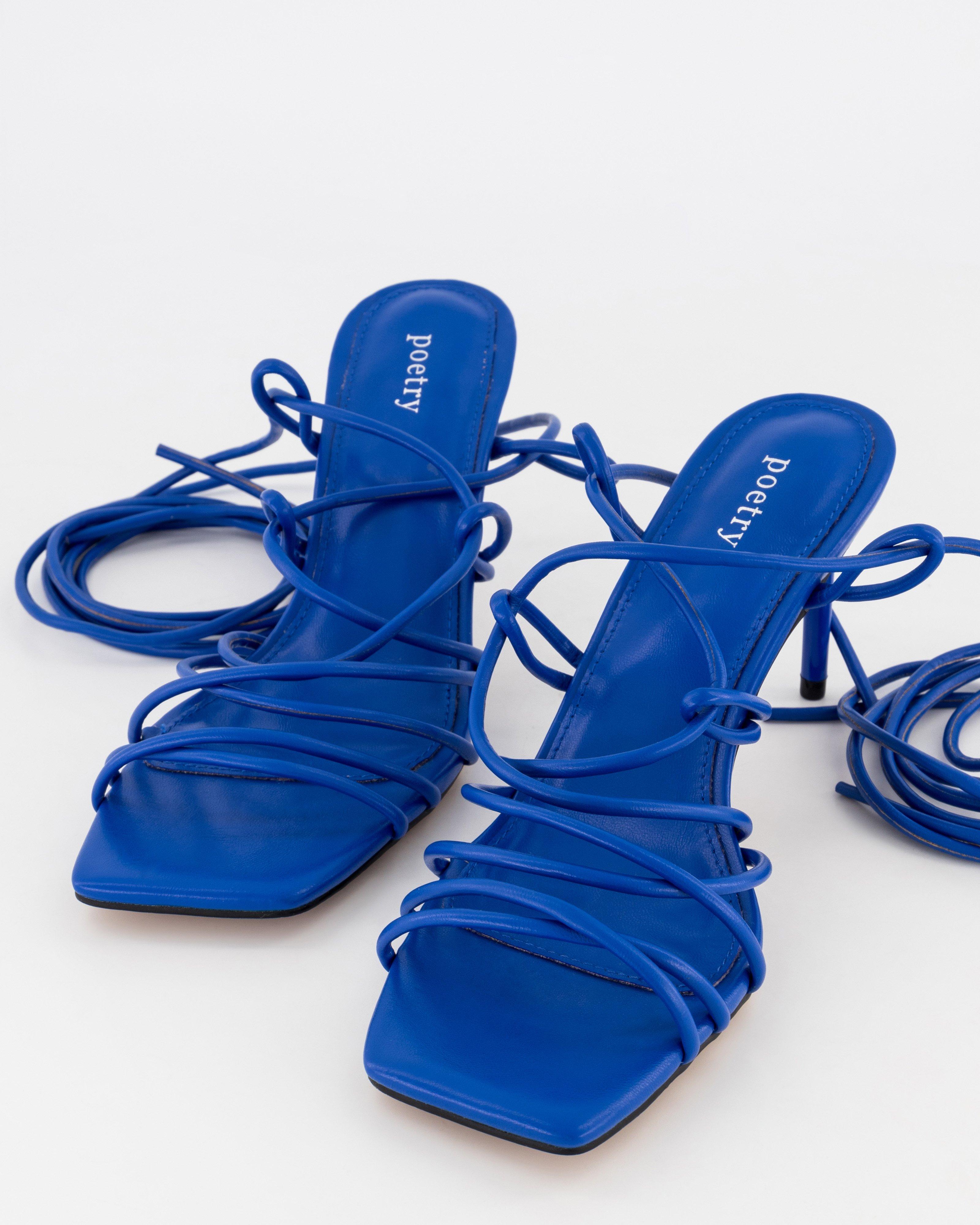 Briella Strappy Heel -  Cobalt