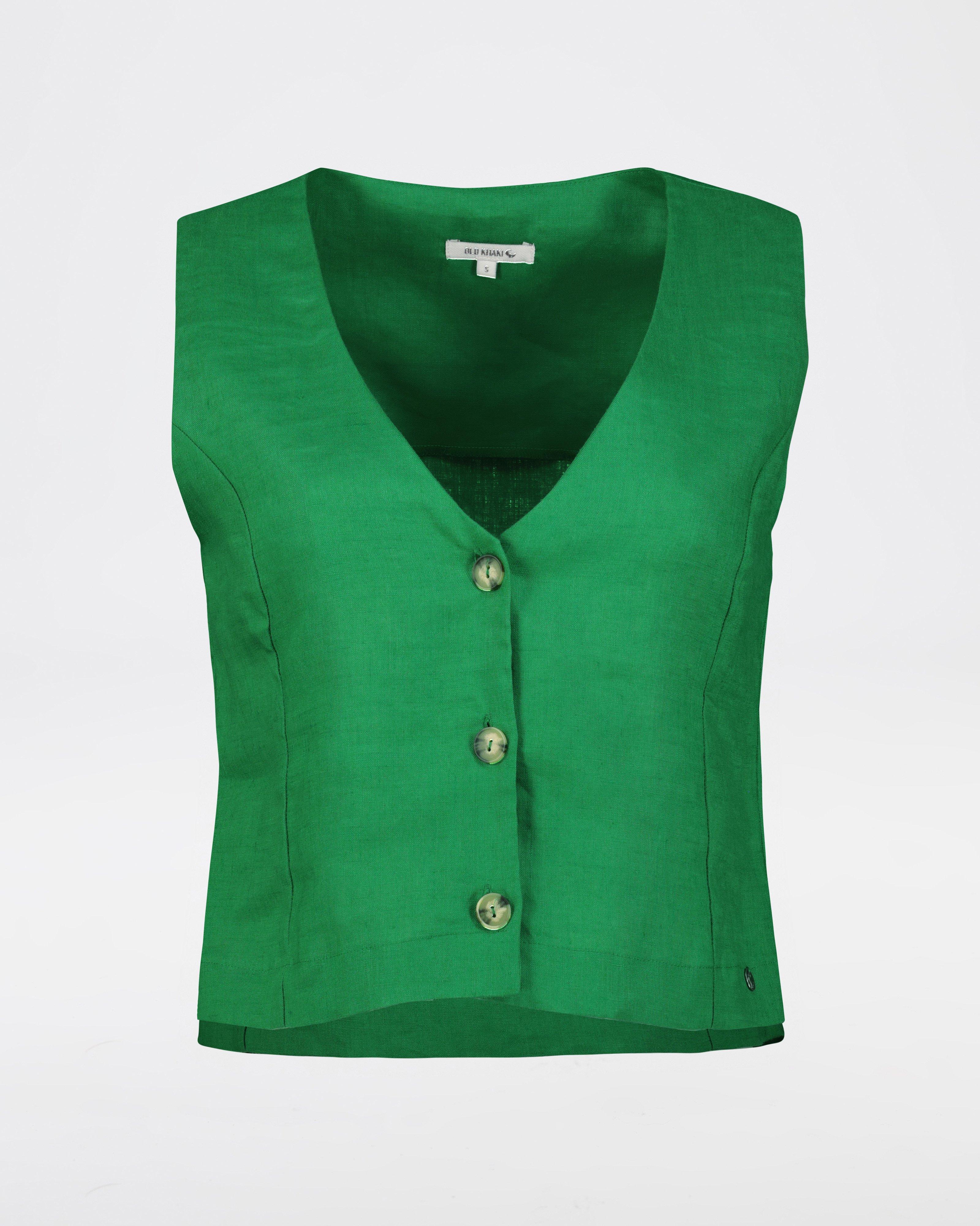Women's Waistcoat Old Khaki