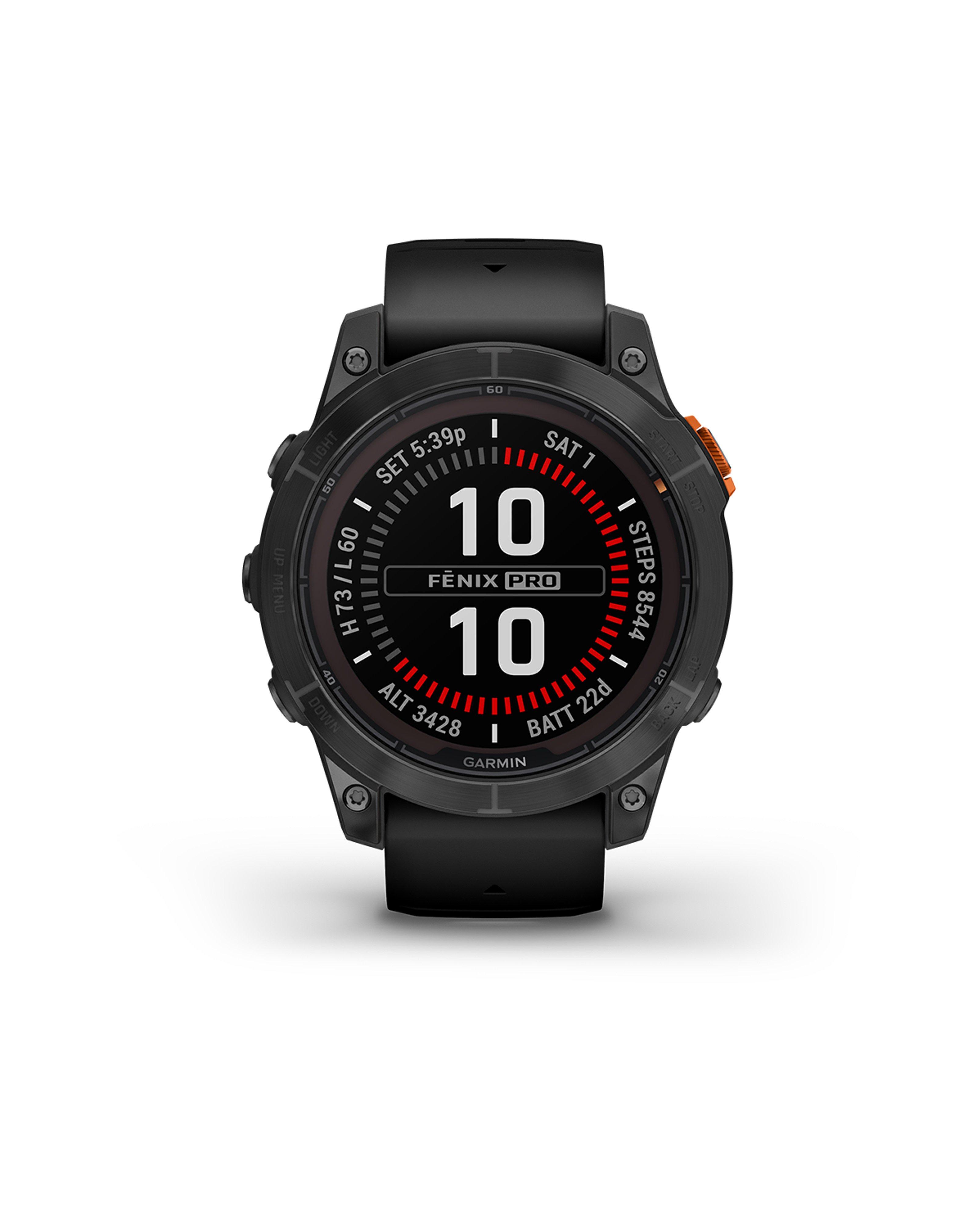 Garmin Fenix 7X Pro Sapphire Solar Edition GPS Smartwatch -  Black