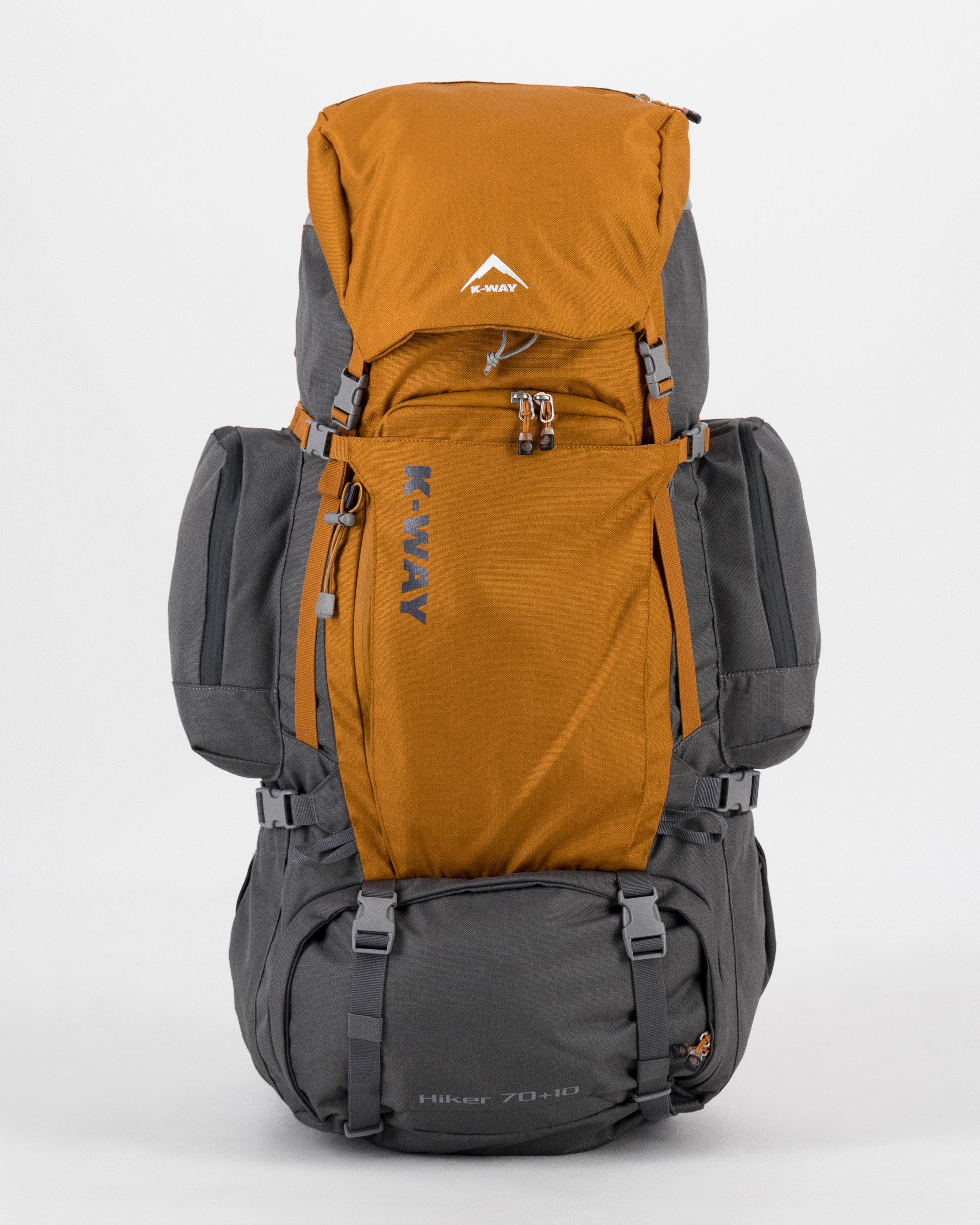 K-Way Hiker 70L + 10L Hiking Pack -  Khaki