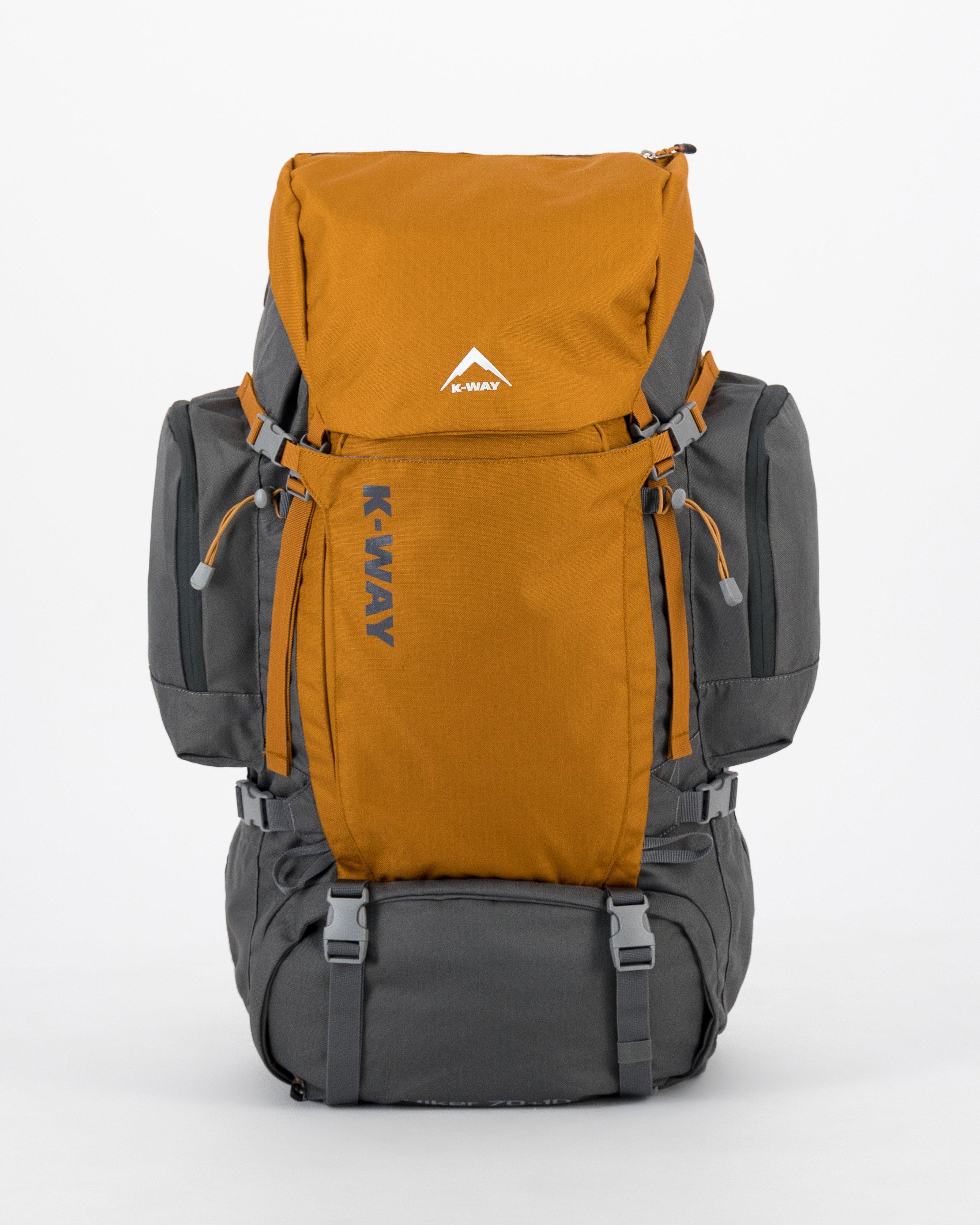 K-Way Hiker 70L + 10L Hiking Pack -  Camel