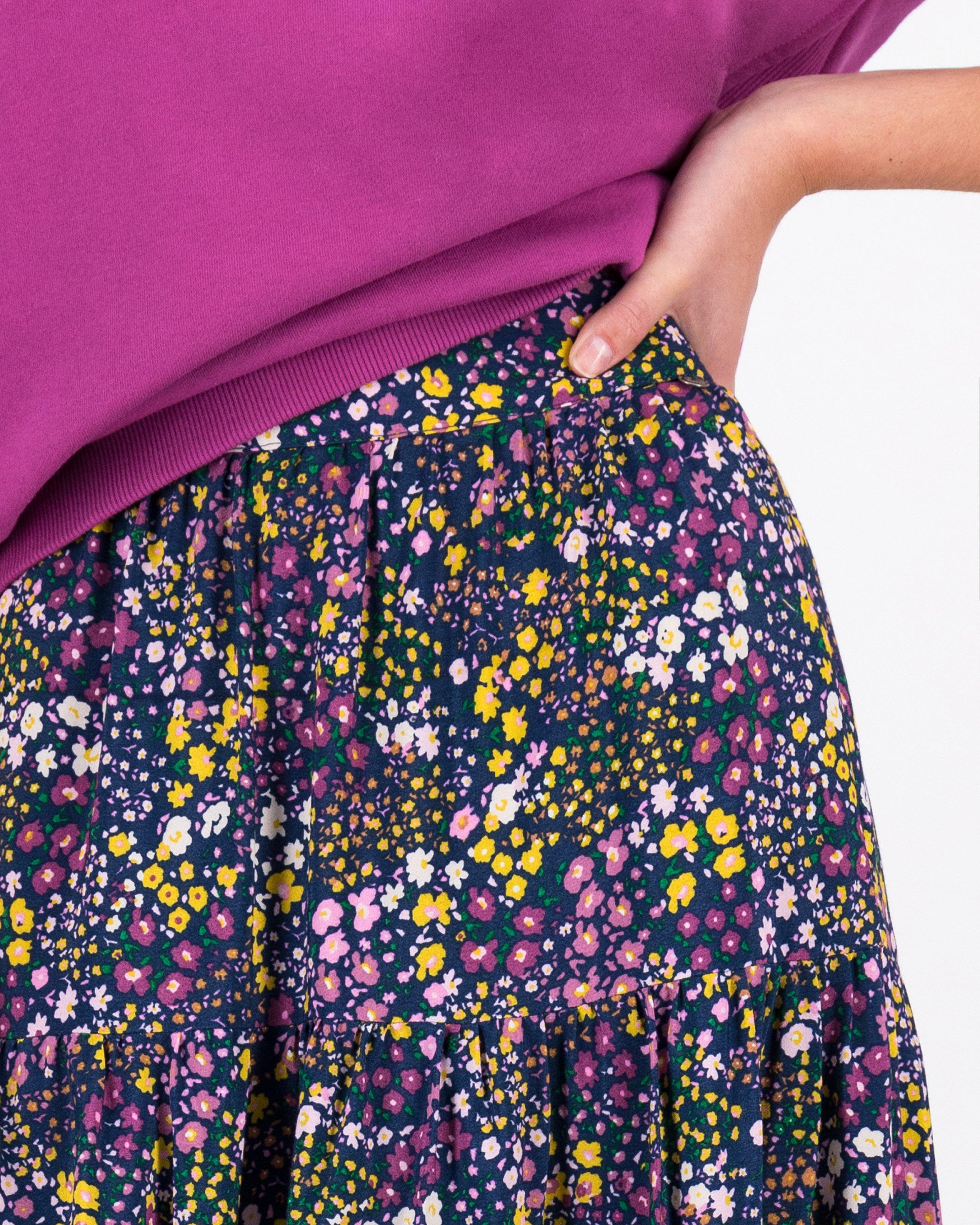 Women’s Luna Tiered Floral Skirt  -  Assorted