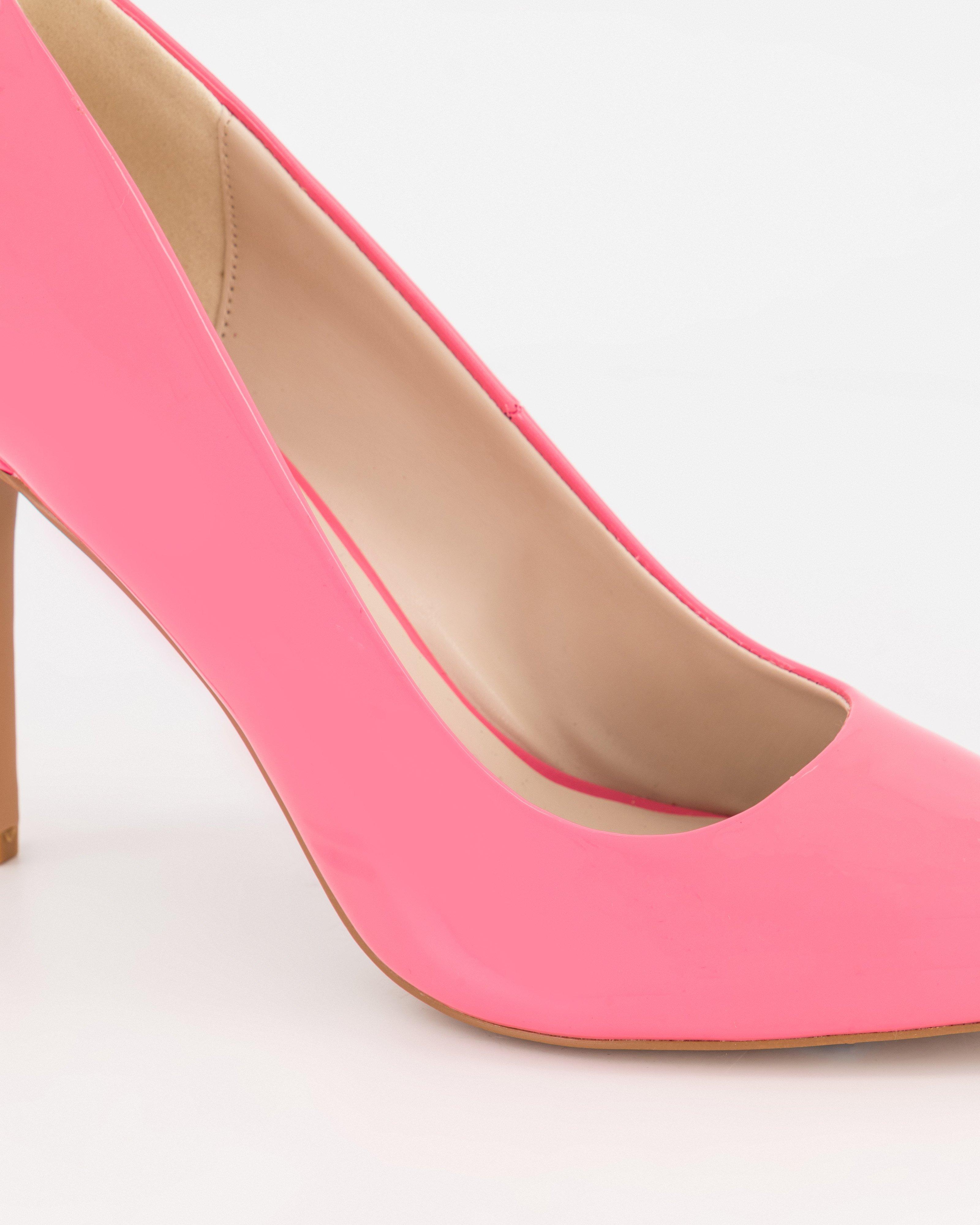 Shanika Patent Court Heel -  Pink