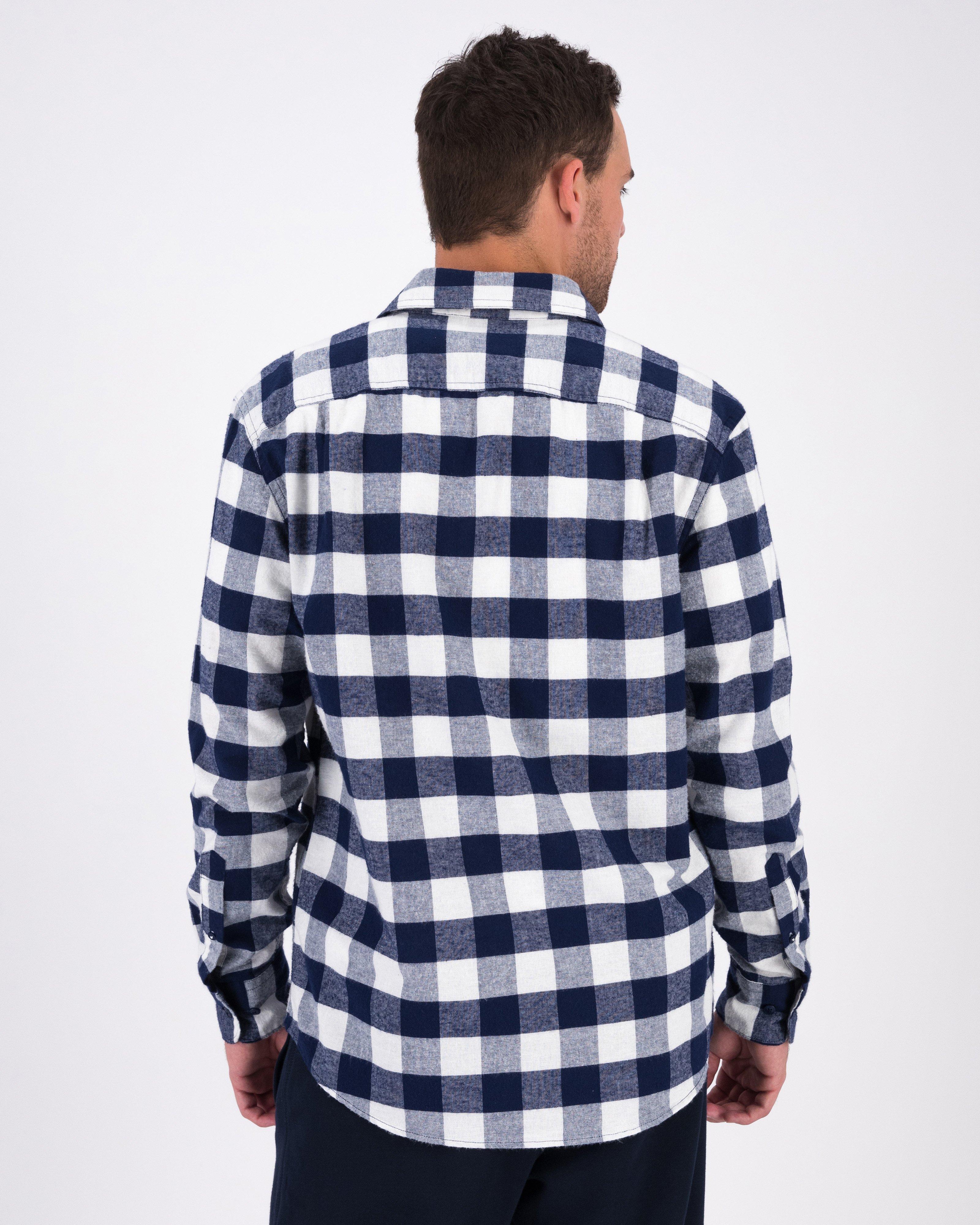 Old Khaki Men’s Kevin Check Shirt -  Navy