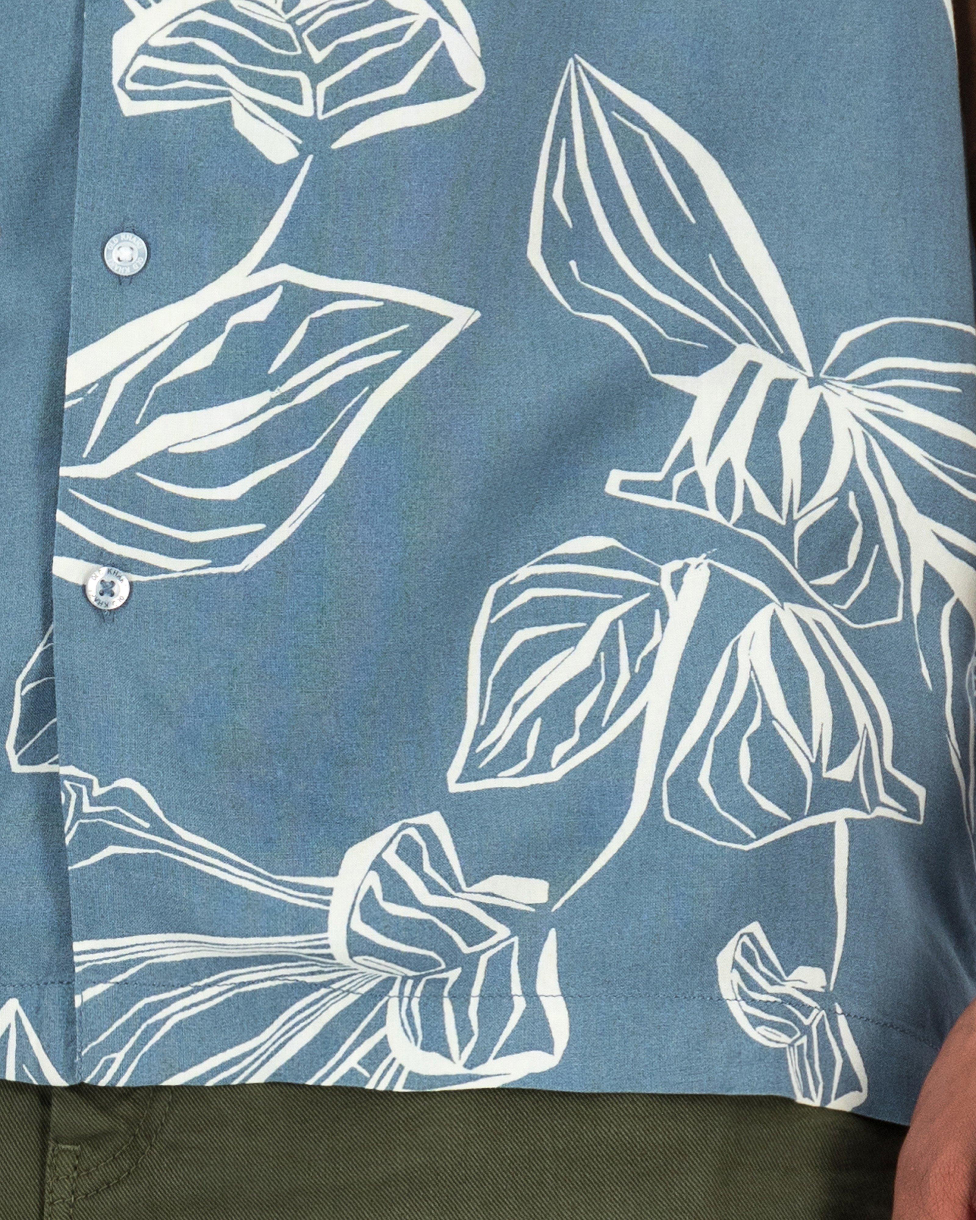 Men’s Siraj Floral Shirt -  Blue