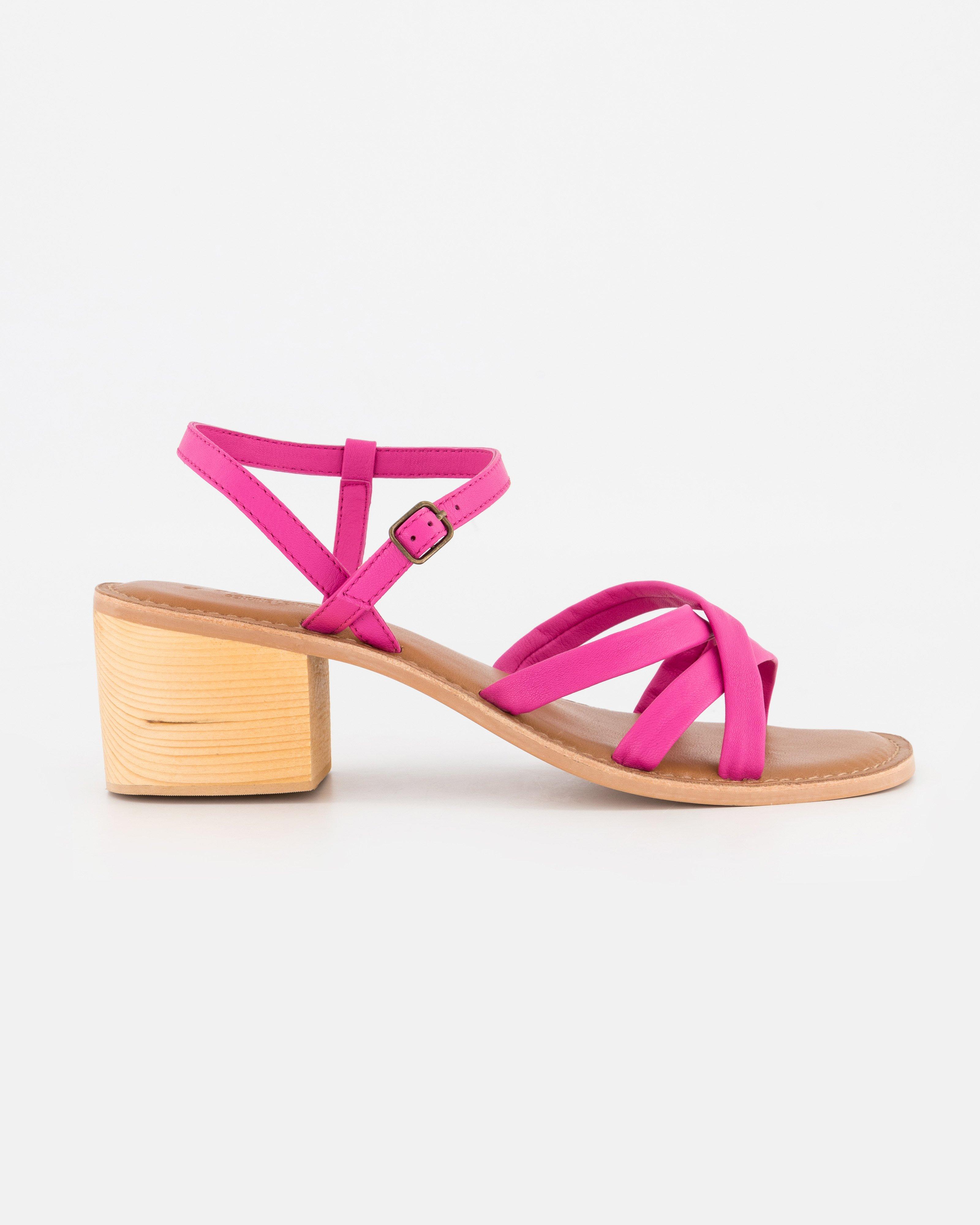 The Krysia Faux Leather Heel