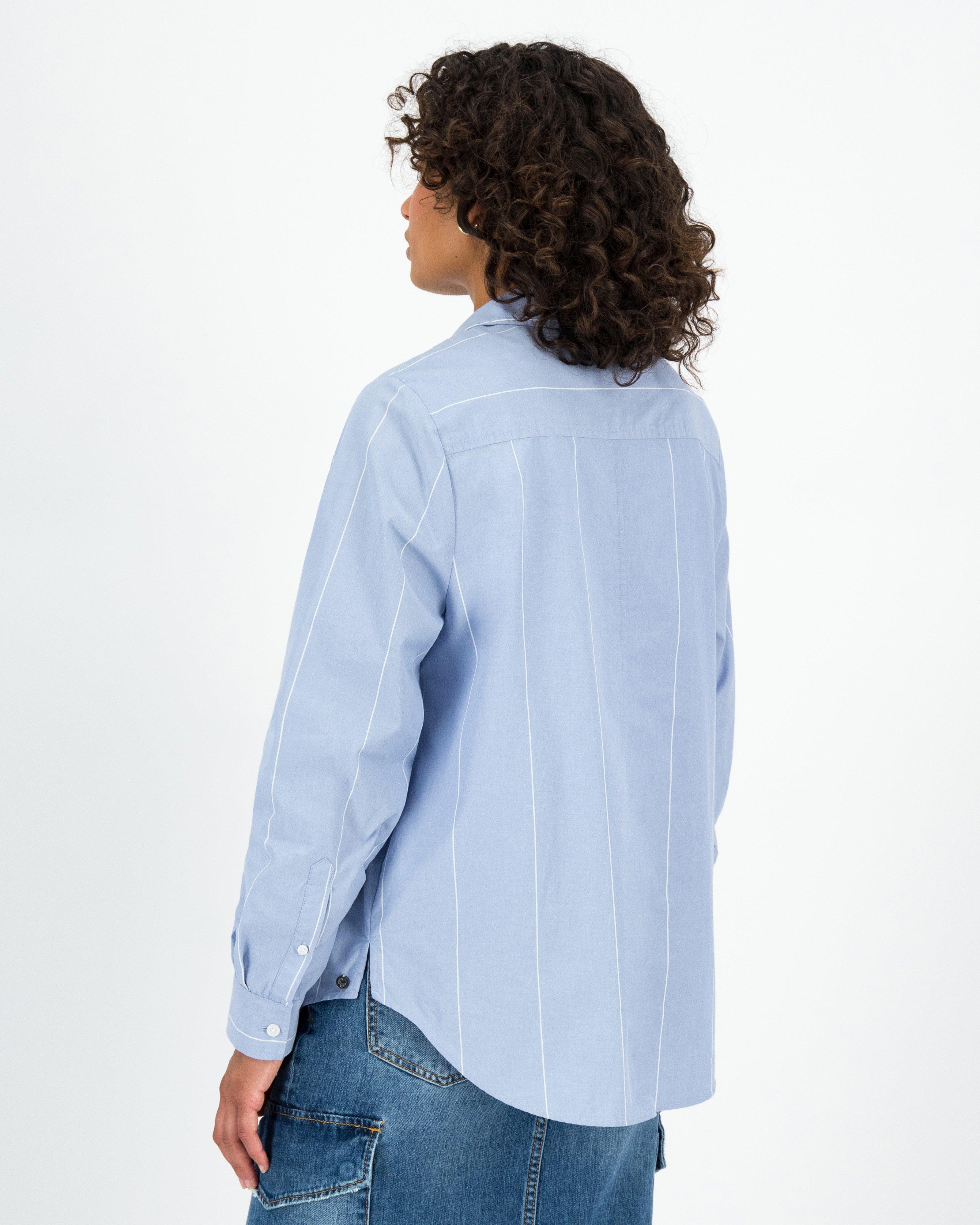 Old Khaki Women's Jodie Stripe Cotton Poplin Shirt