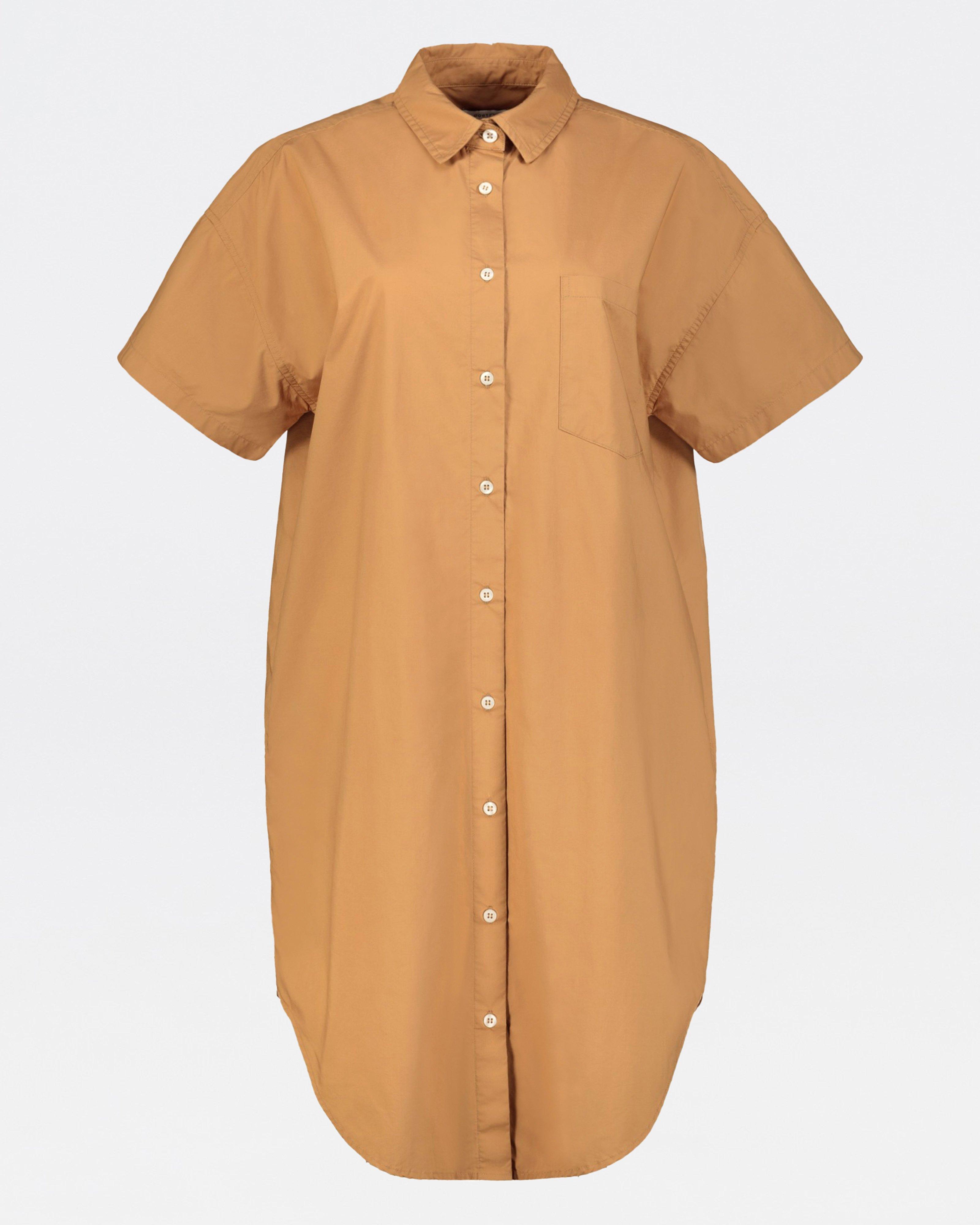 Nicky Shirt Dress -  Khaki