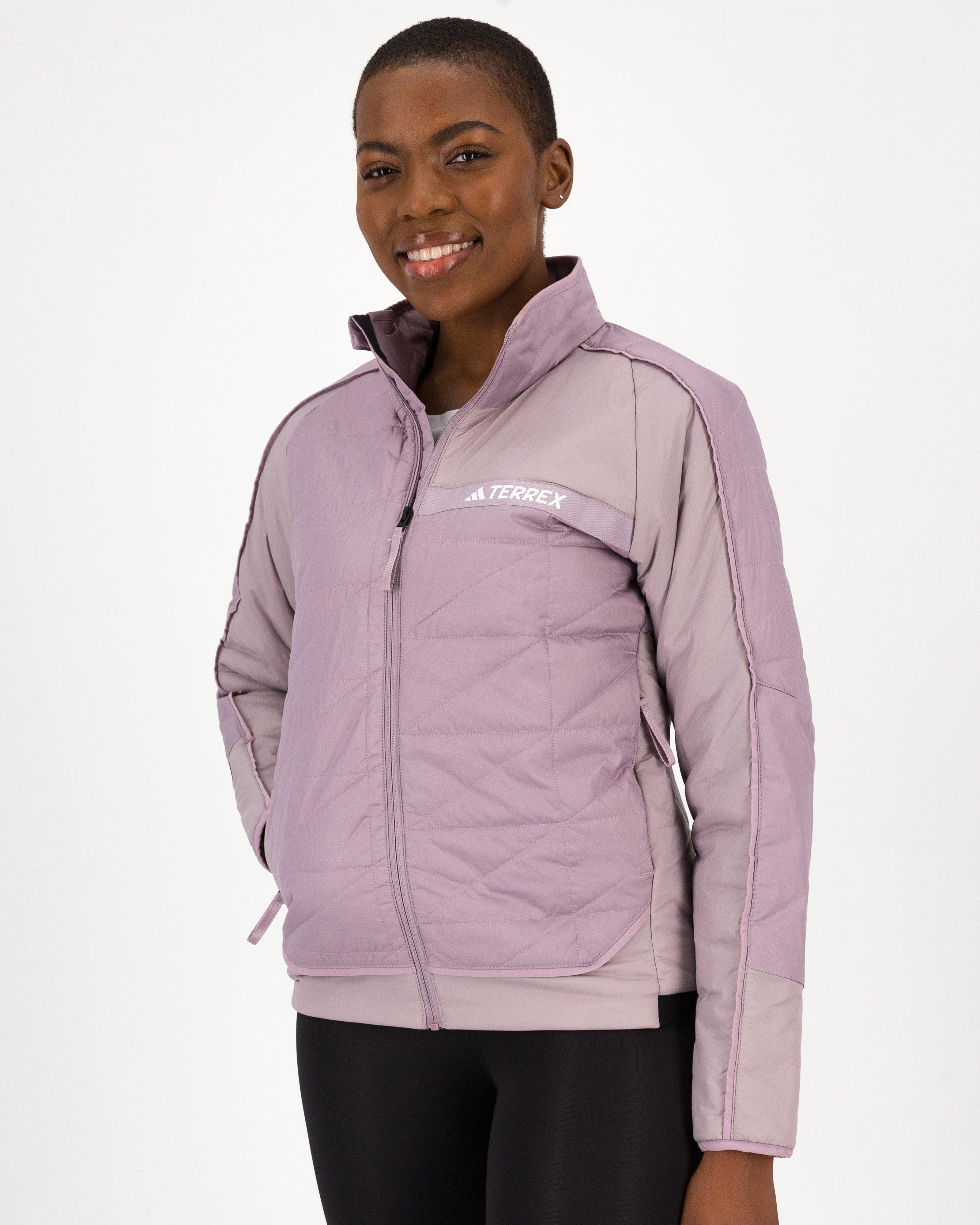 Adidas purple jacket womens online