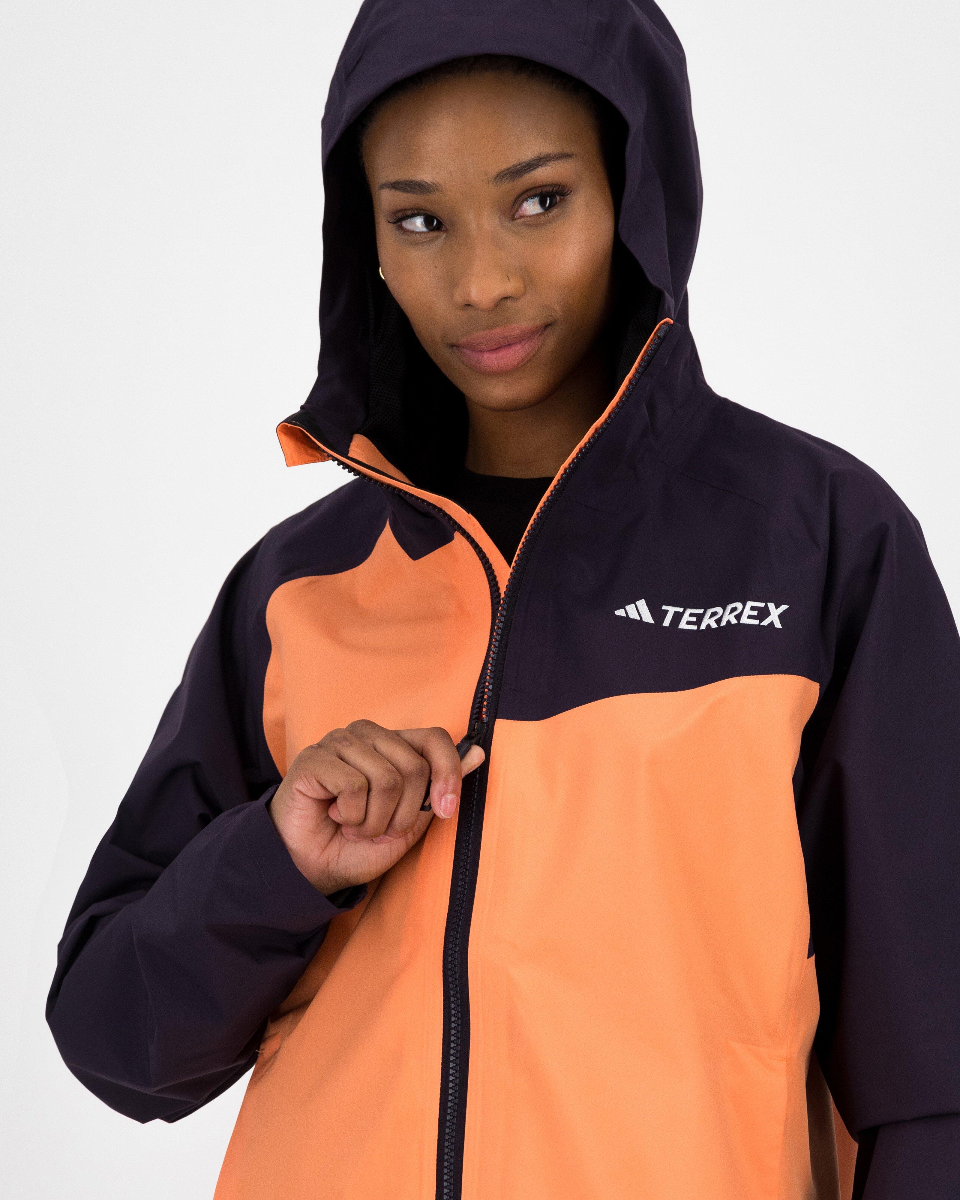 Adidas Terrex Women’s Multi 2-Layer Rain Jacket -  Orange