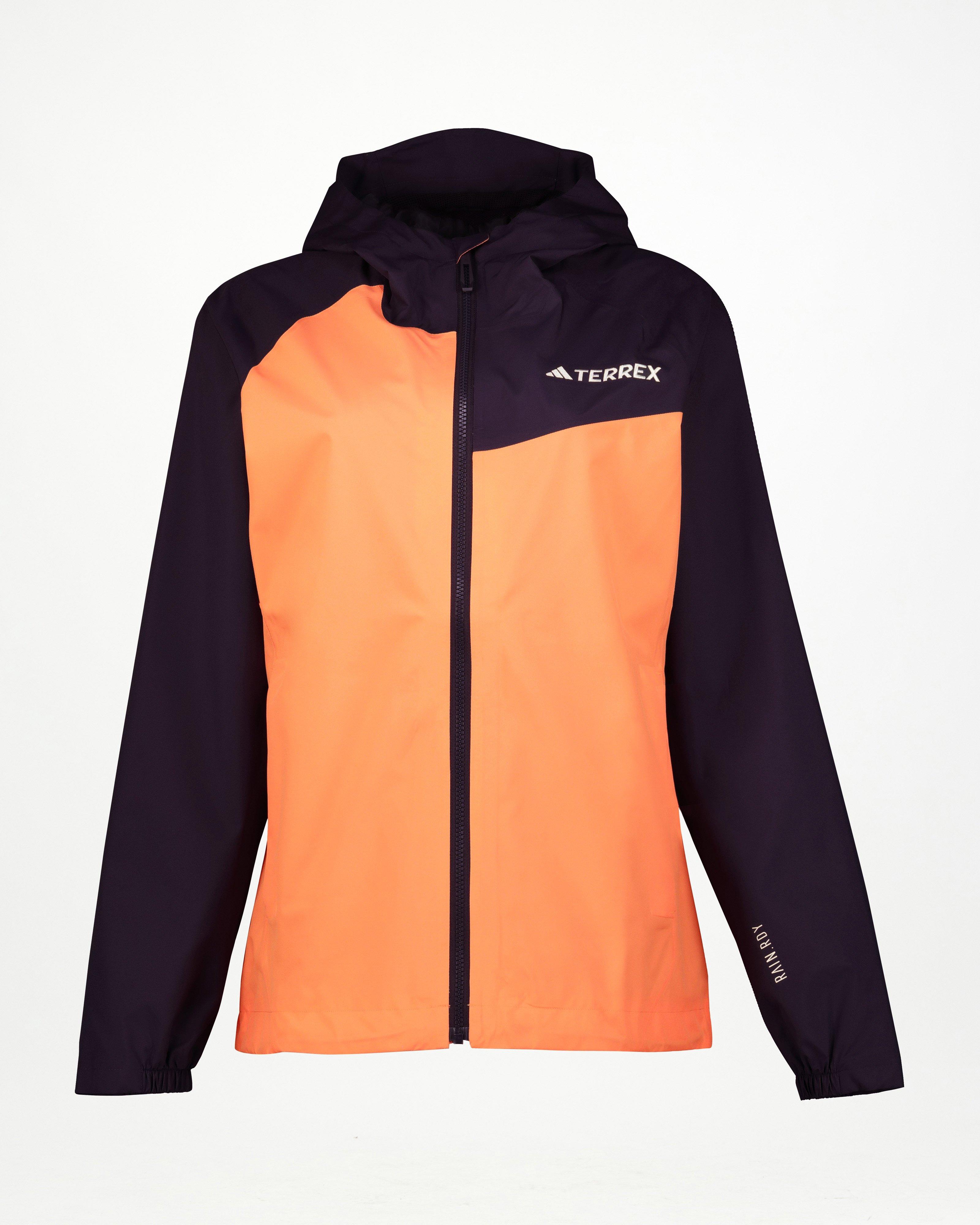 Adidas Terrex Women’s Multi 2-Layer Rain Jacket -  Orange