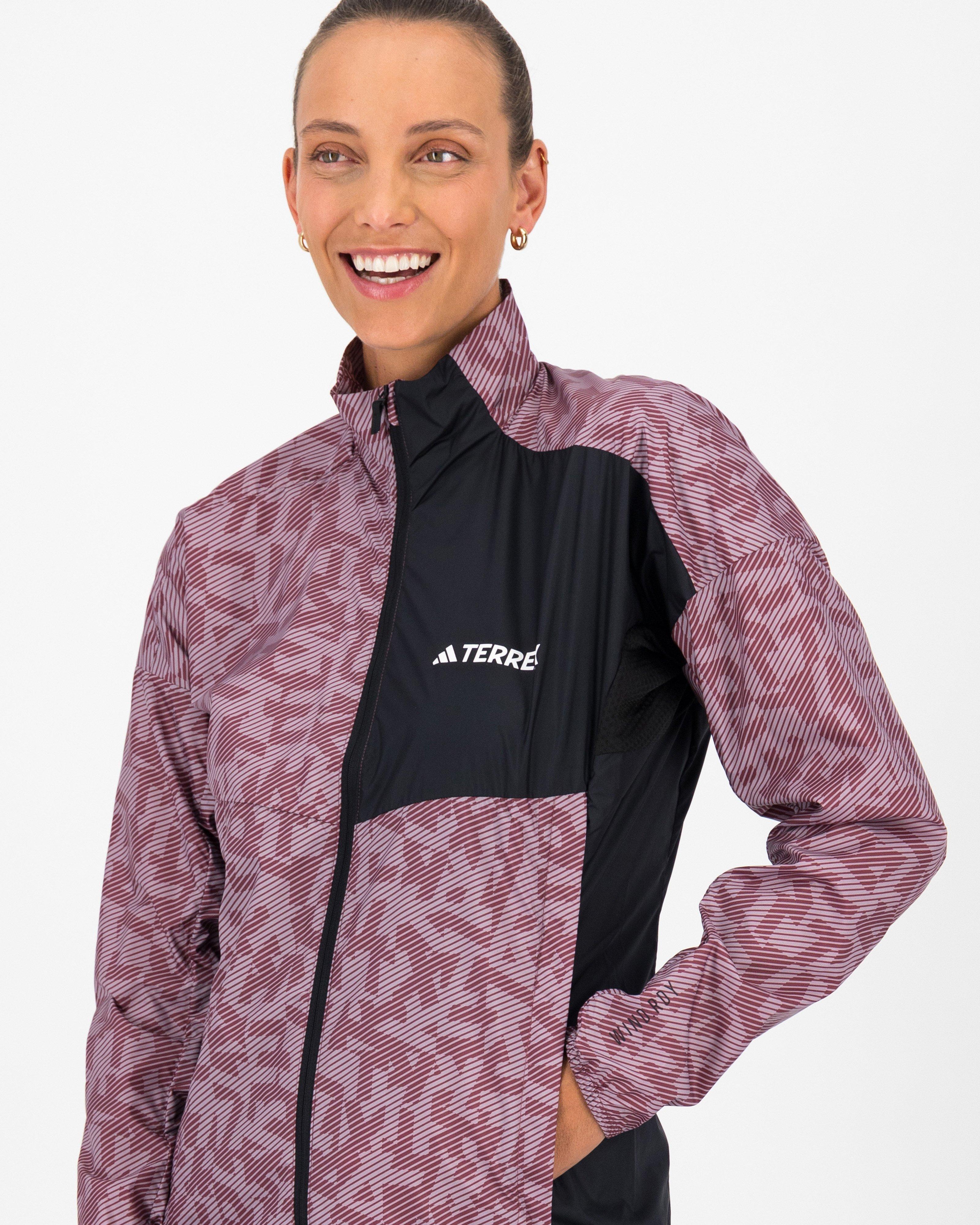 Adidas Terrex Women’s Trail Wind Jacket -  Mauve