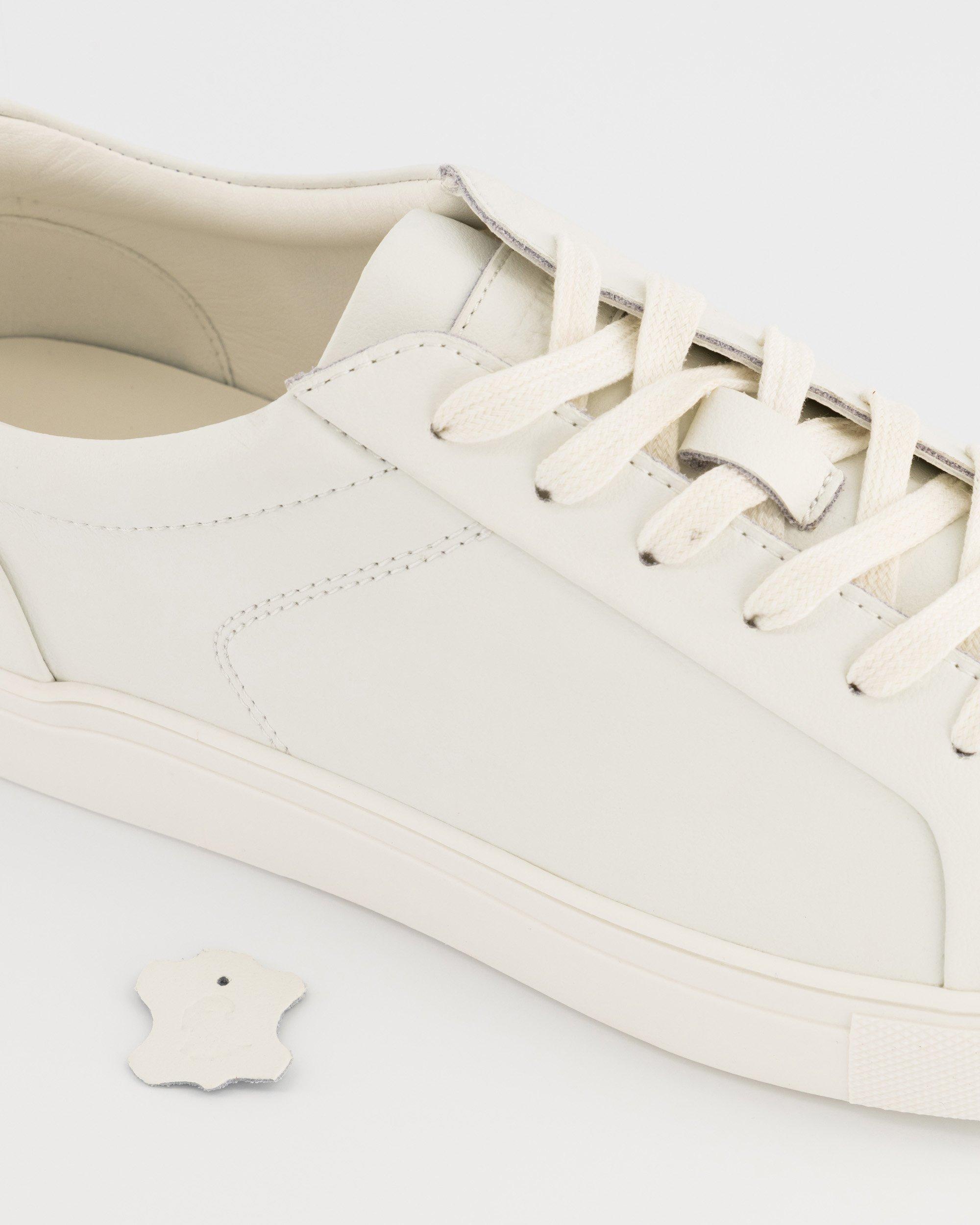 Men's Shaka Leather Sneaker -  White