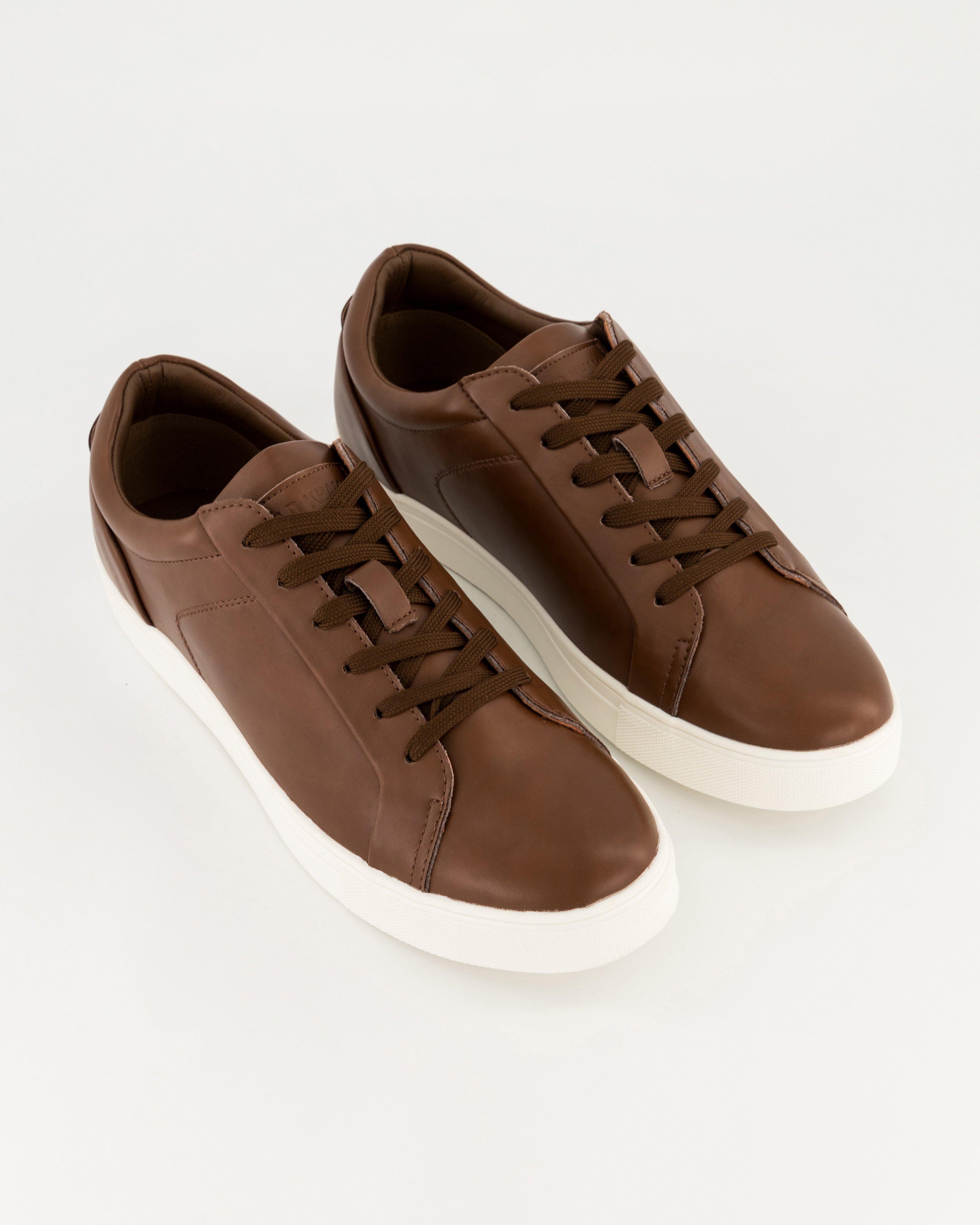 Men's Shaka Leather Sneaker -  Brown