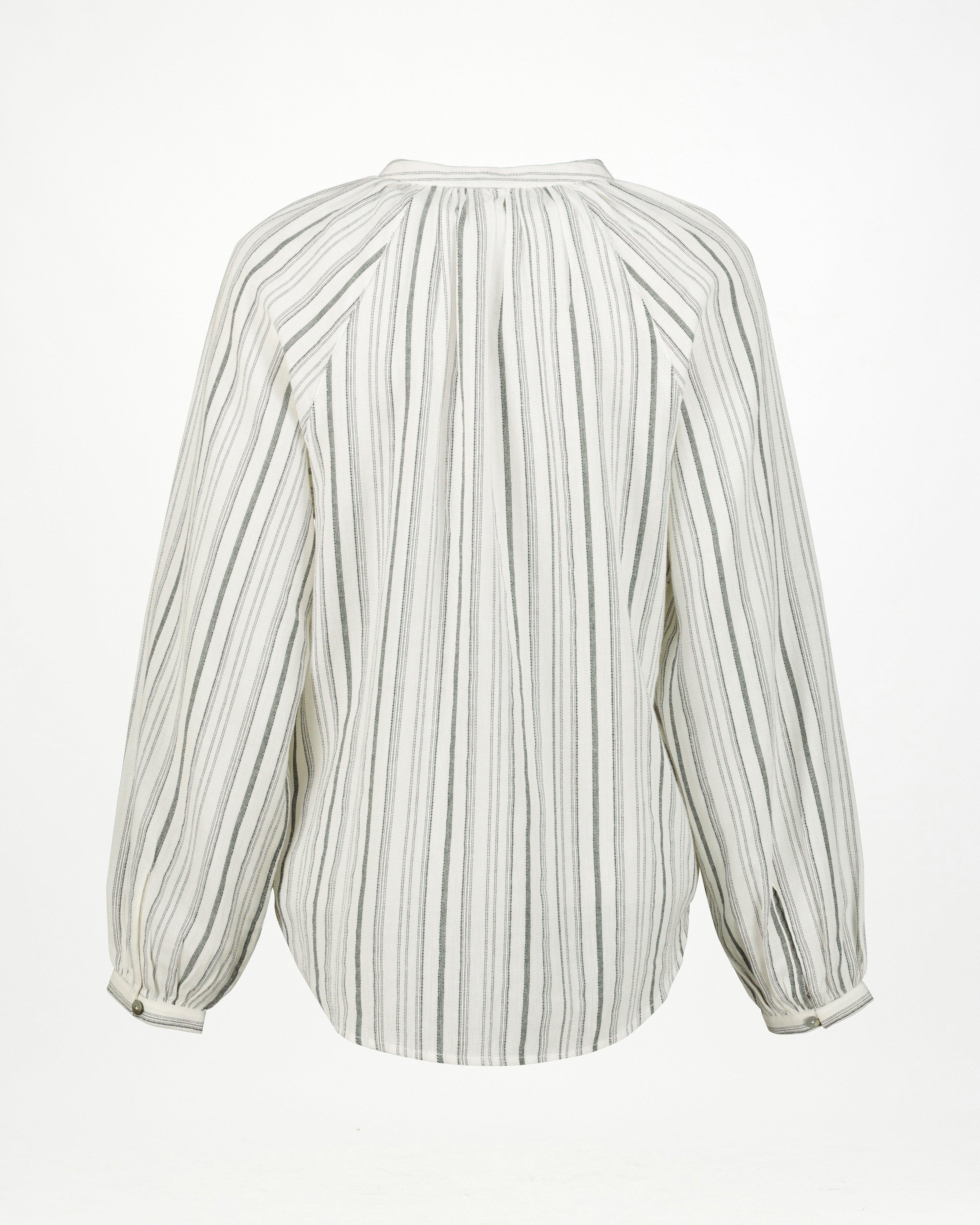 Rare Earth Women’s Micha Stripe Blouse -  Milk