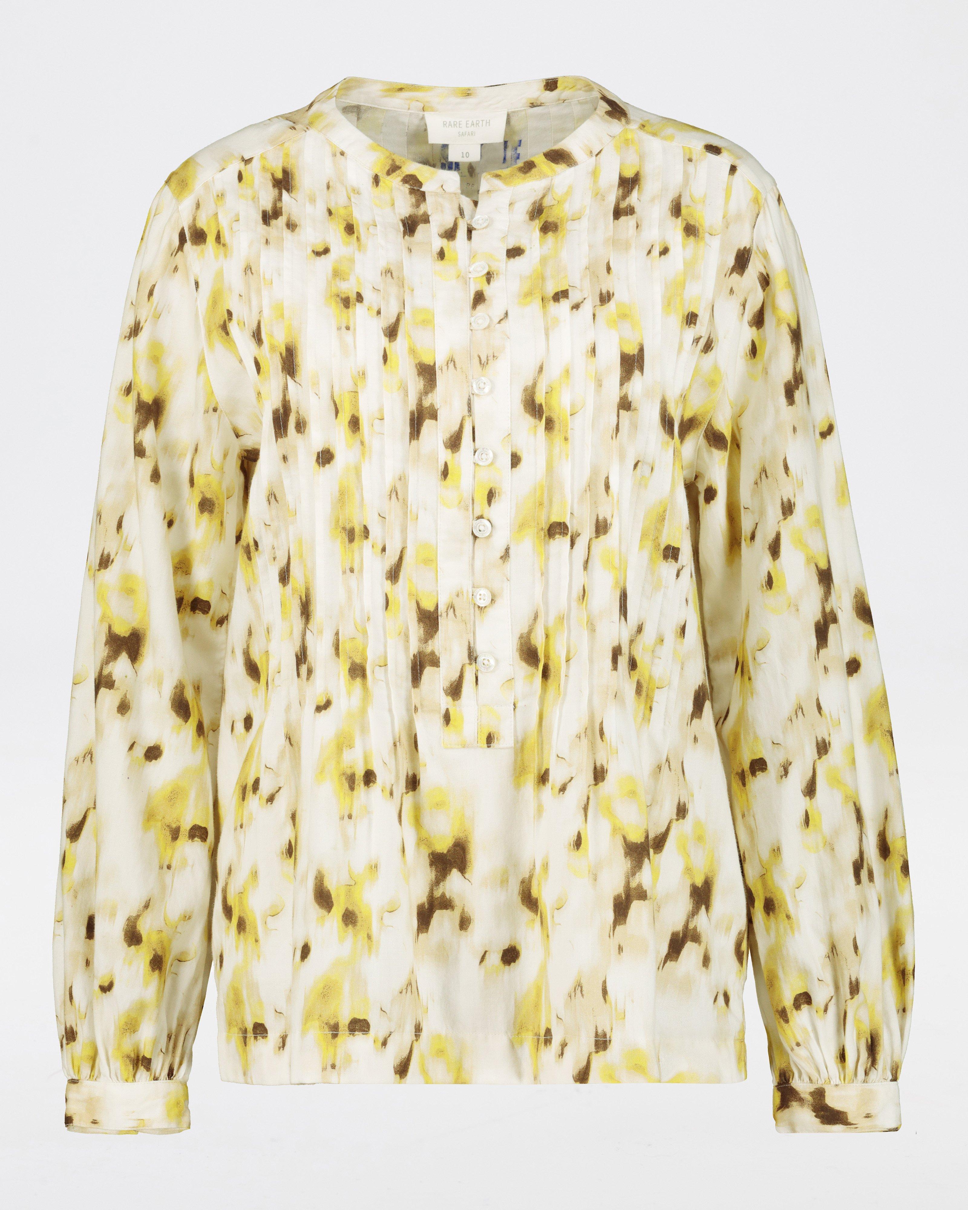 Rare Earth Women’s Ashley Cotton Blouse -  Chartreuse