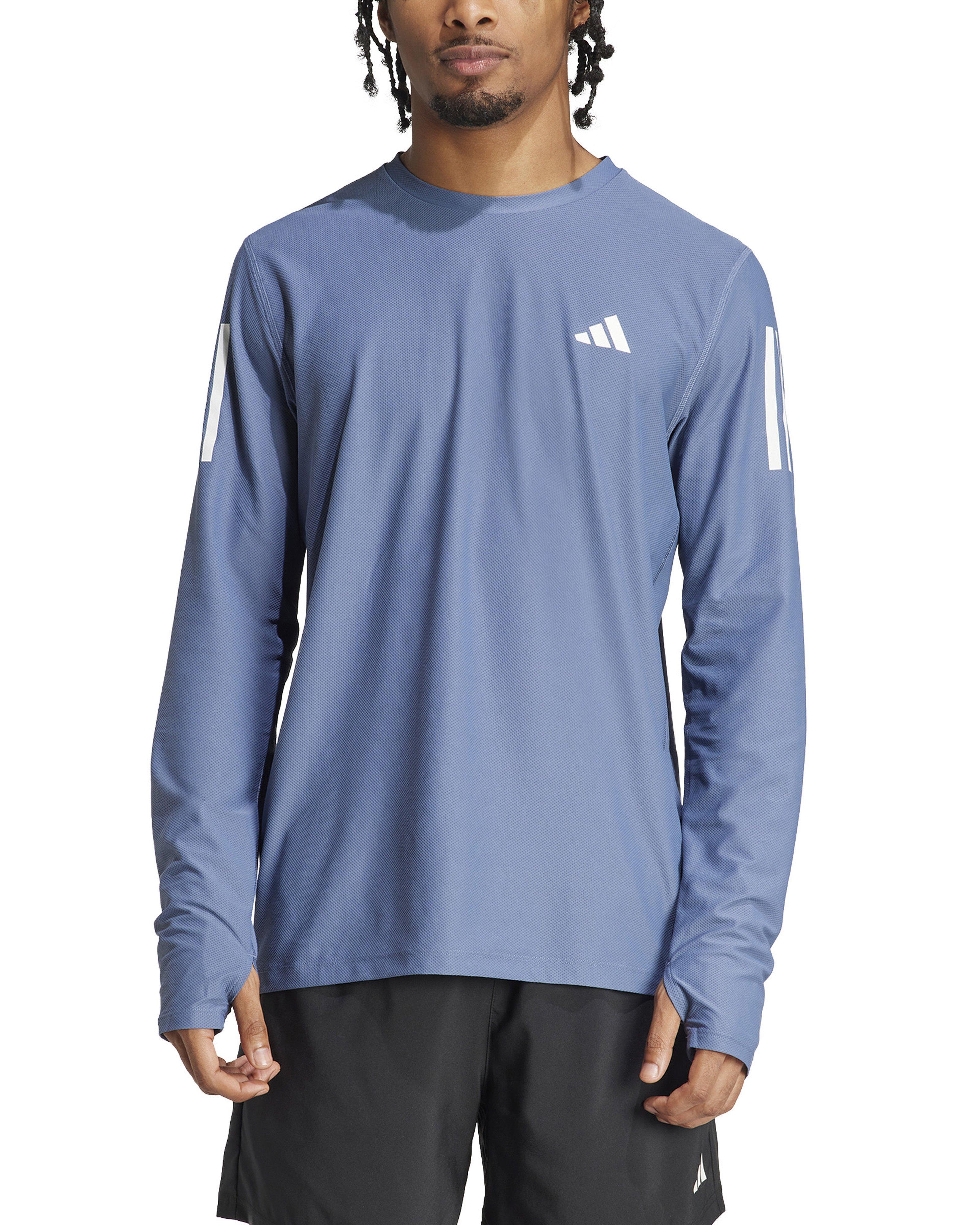 Adidas Men’s Own The Run T-shirt -  Mid Blue