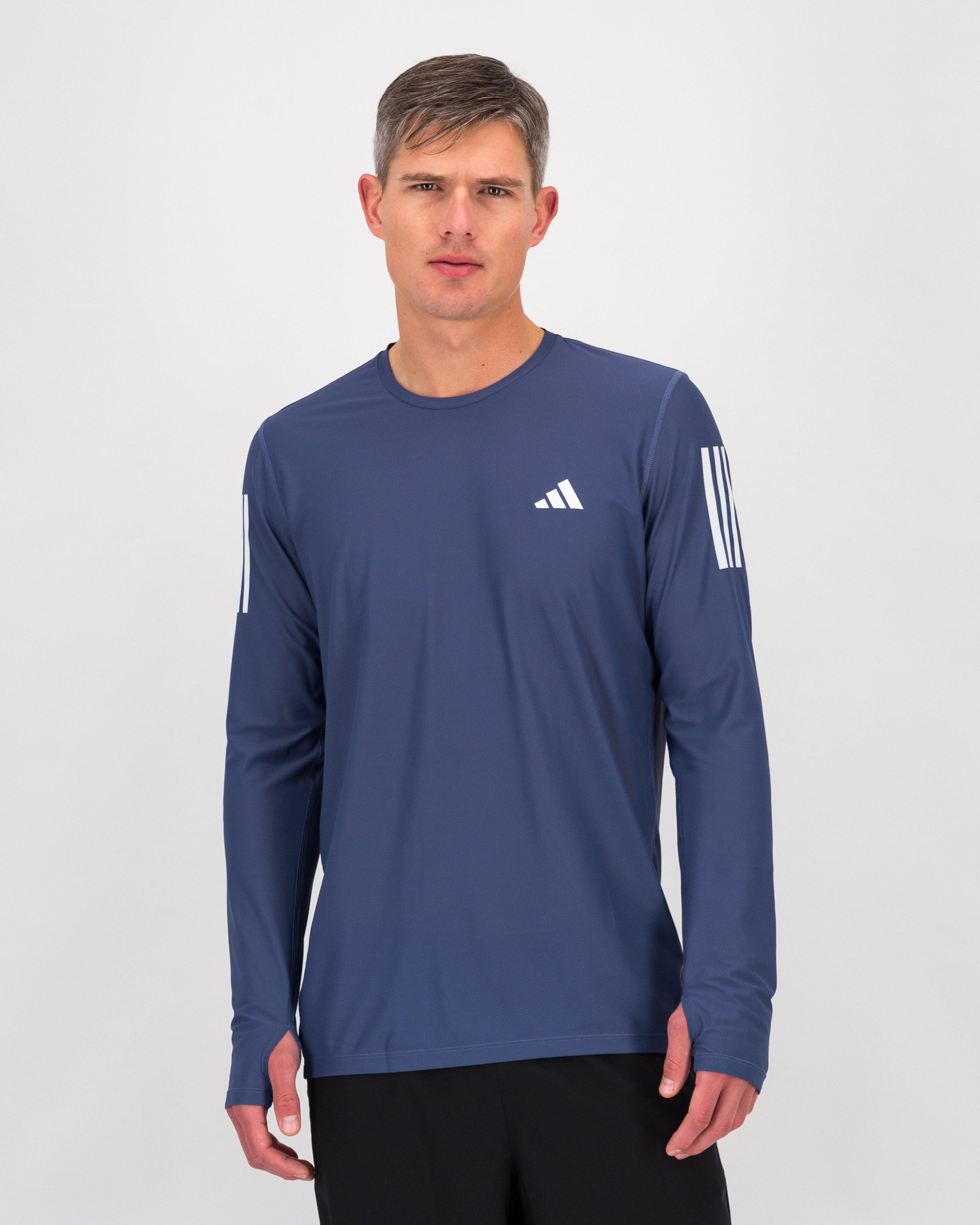 Adidas Men’s Own The Run T-shirt -  Mid Blue