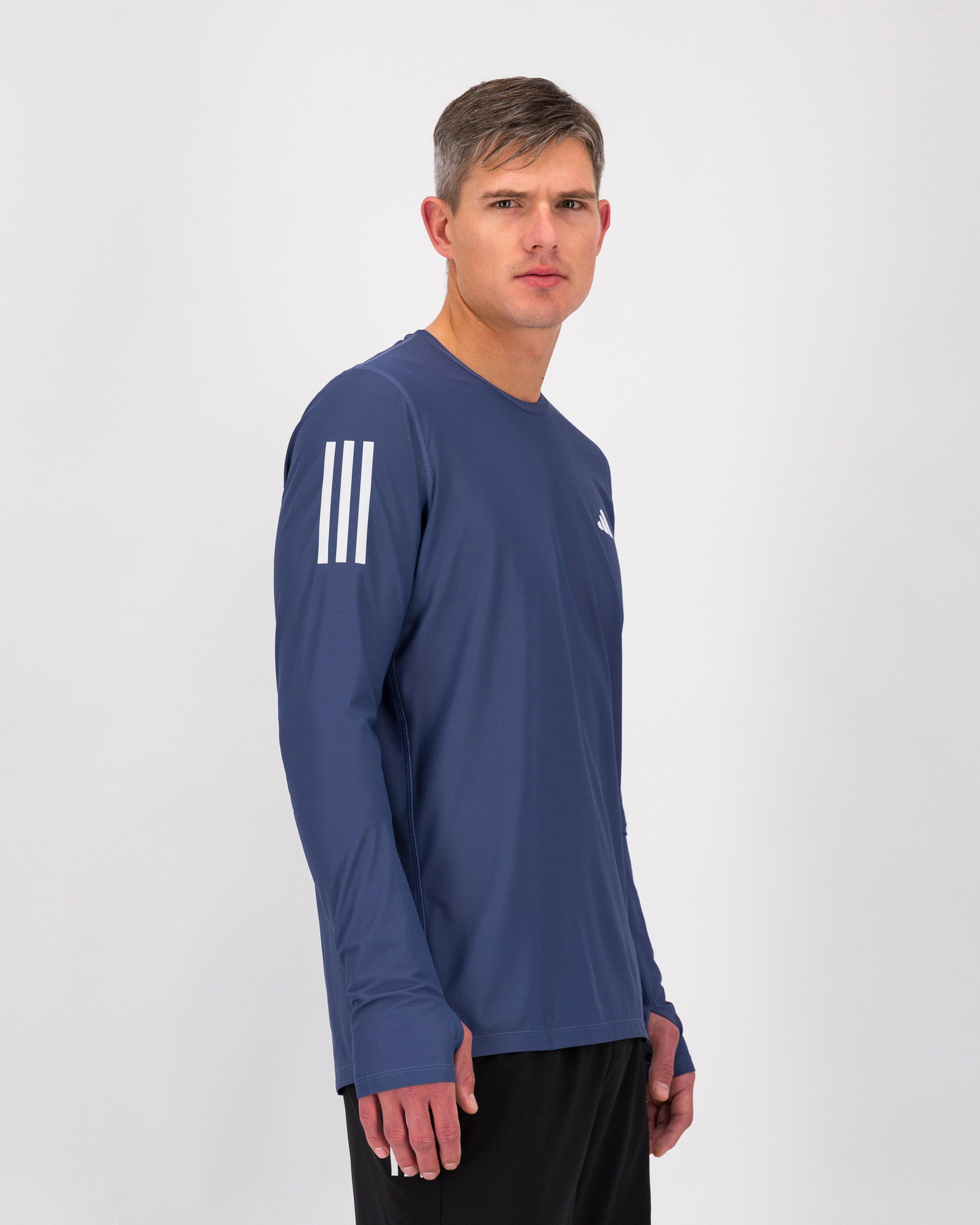 Adidas Men’s Own The Run T-shirt -  Mid Blue