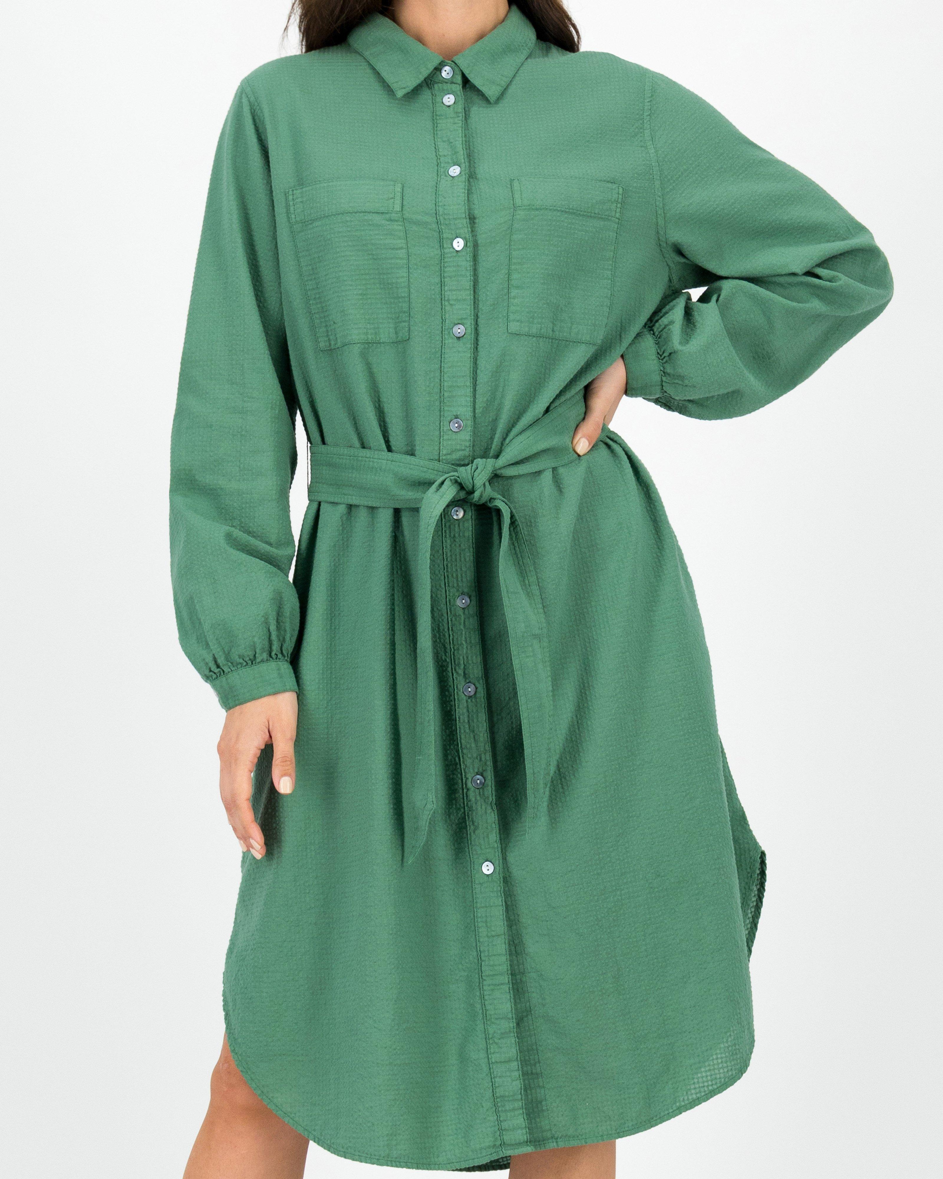 Rare Earth Women’s Sarah Shirt Dress -  Green