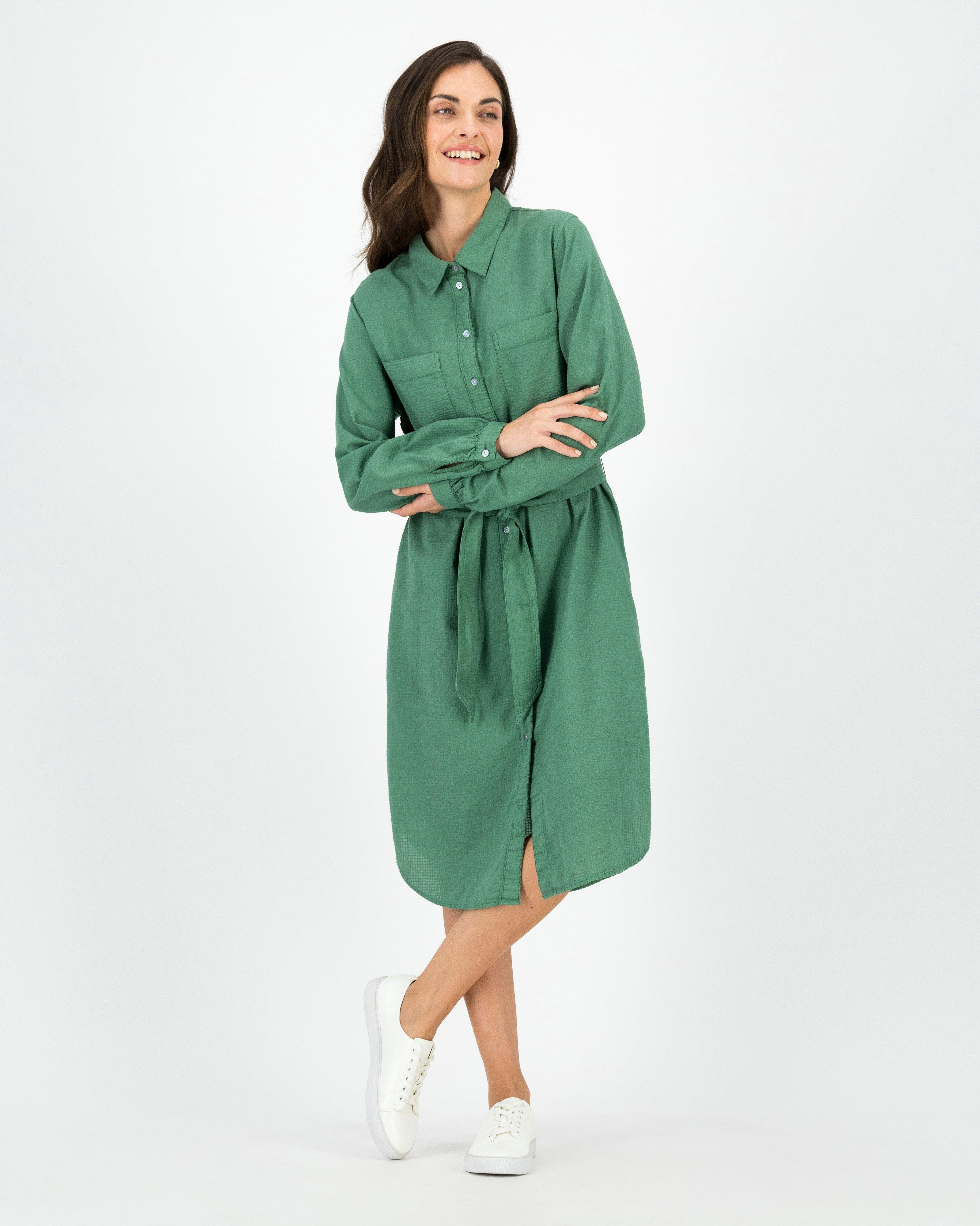 Rare Earth Women’s Sarah Shirt Dress -  Green