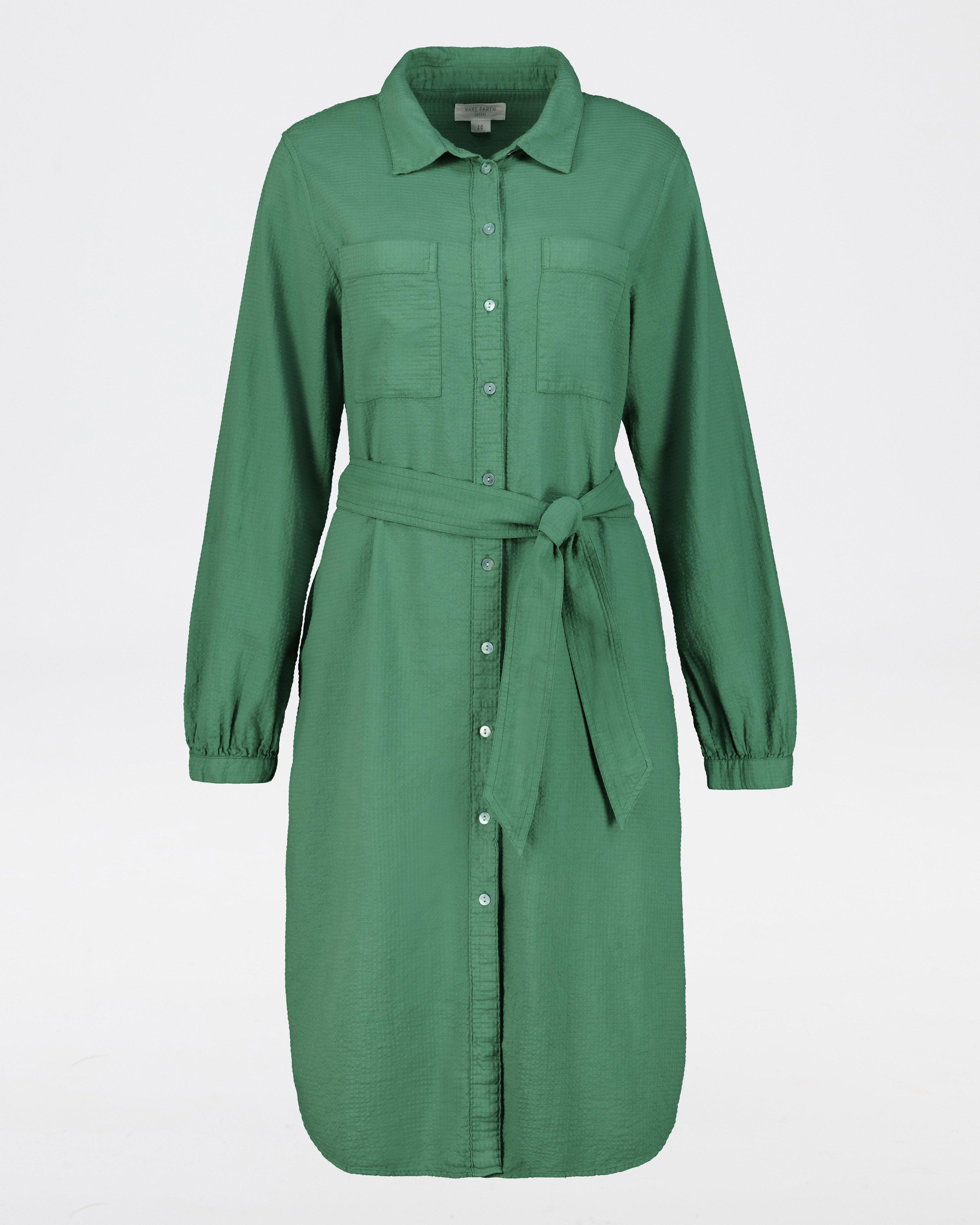 Rare Earth Women’s Sarah Shirt Dress -  Green