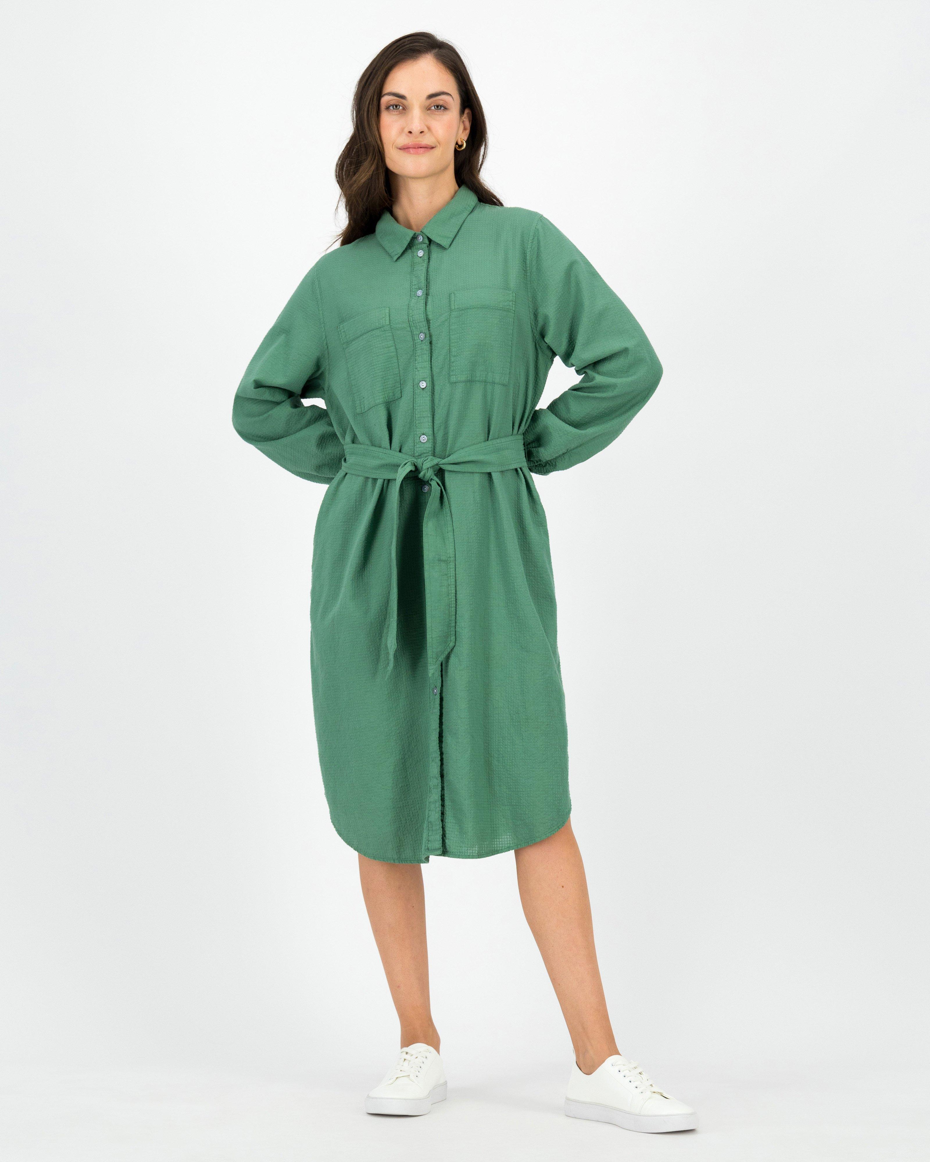 Rare Earth Women’s Sarah Shirt Dress -  Dark Green