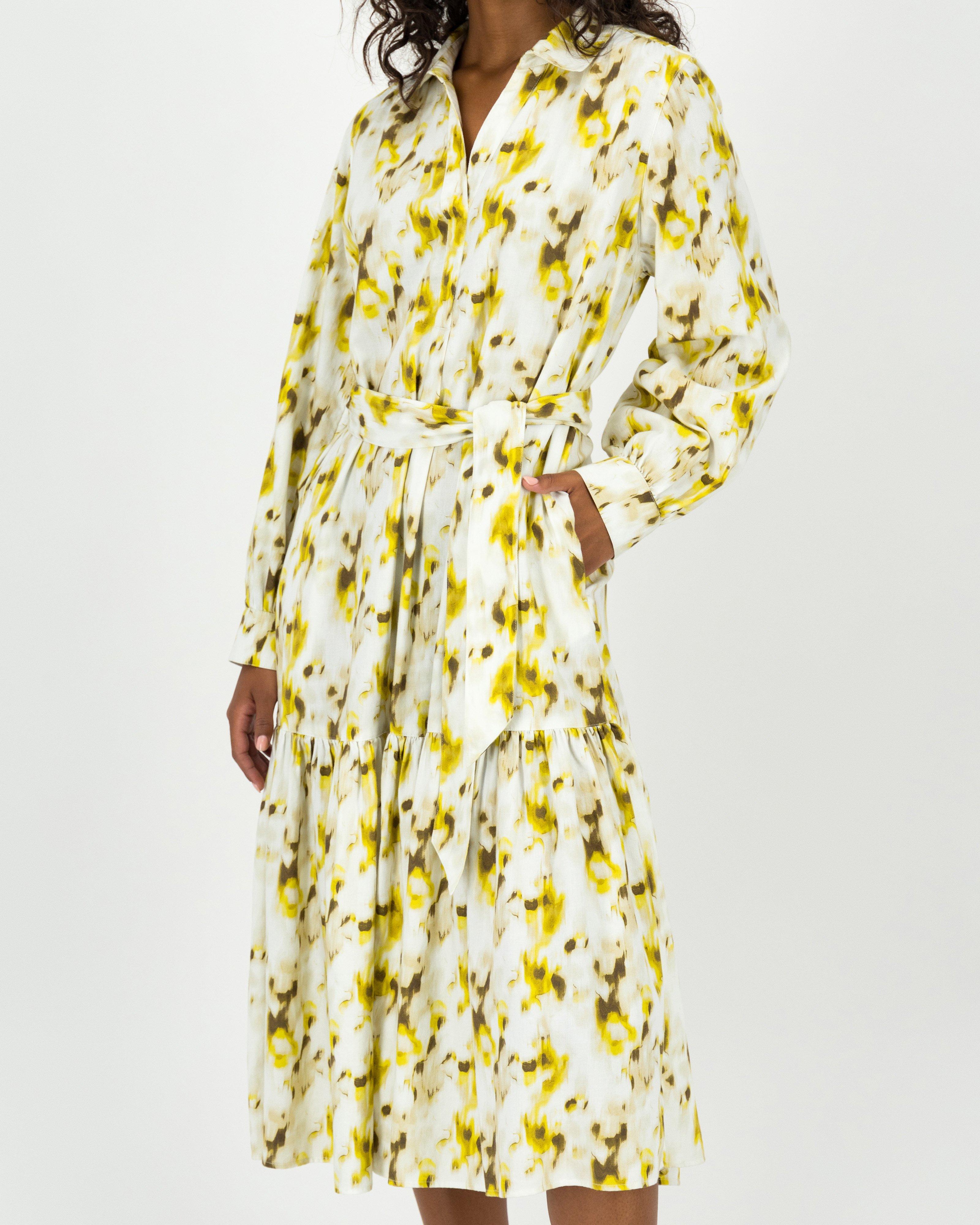 Rare Earth Women’s Jessica Tiered Dress -  Yellow