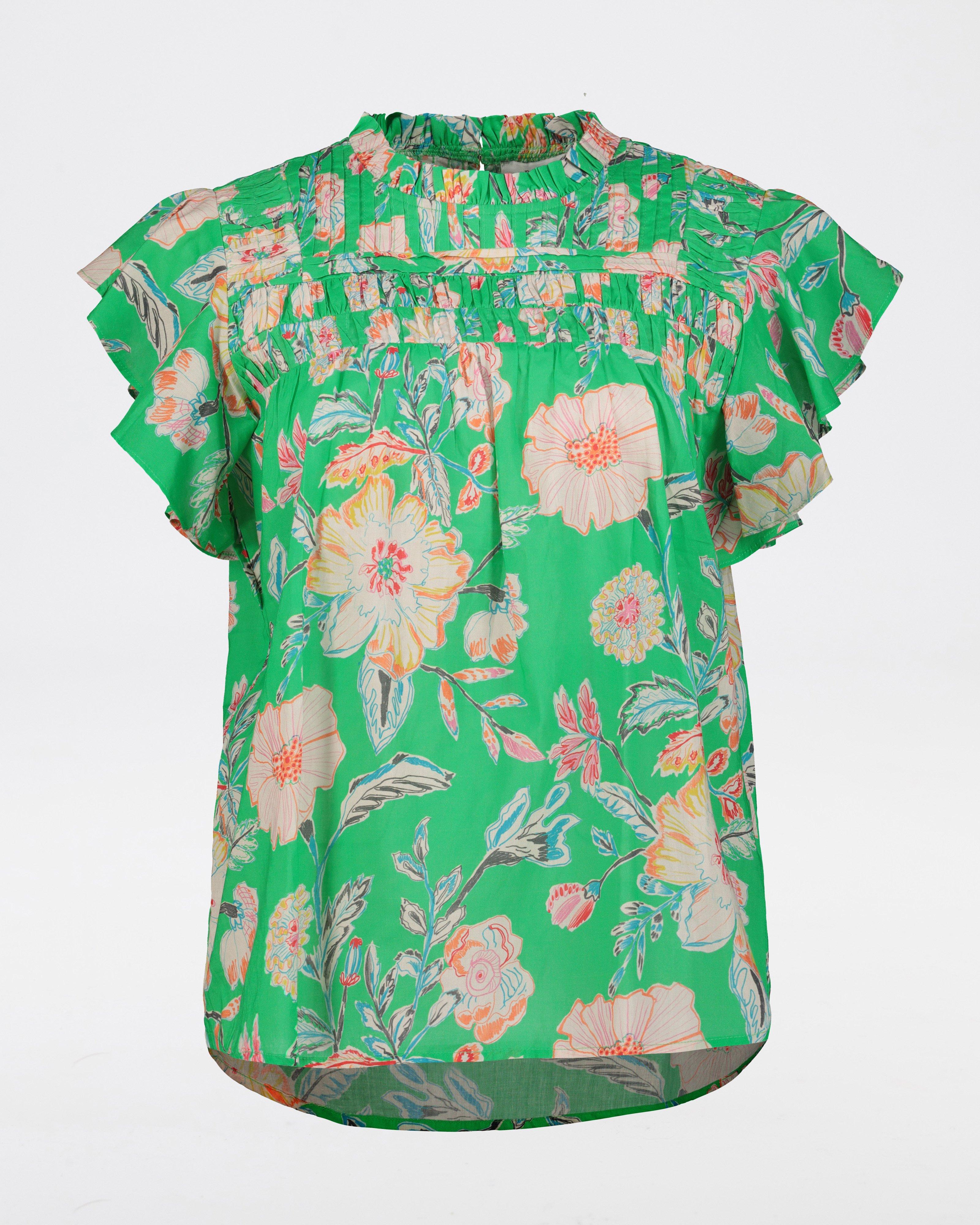 Marnie Printed Voile Blouse -  Assorted