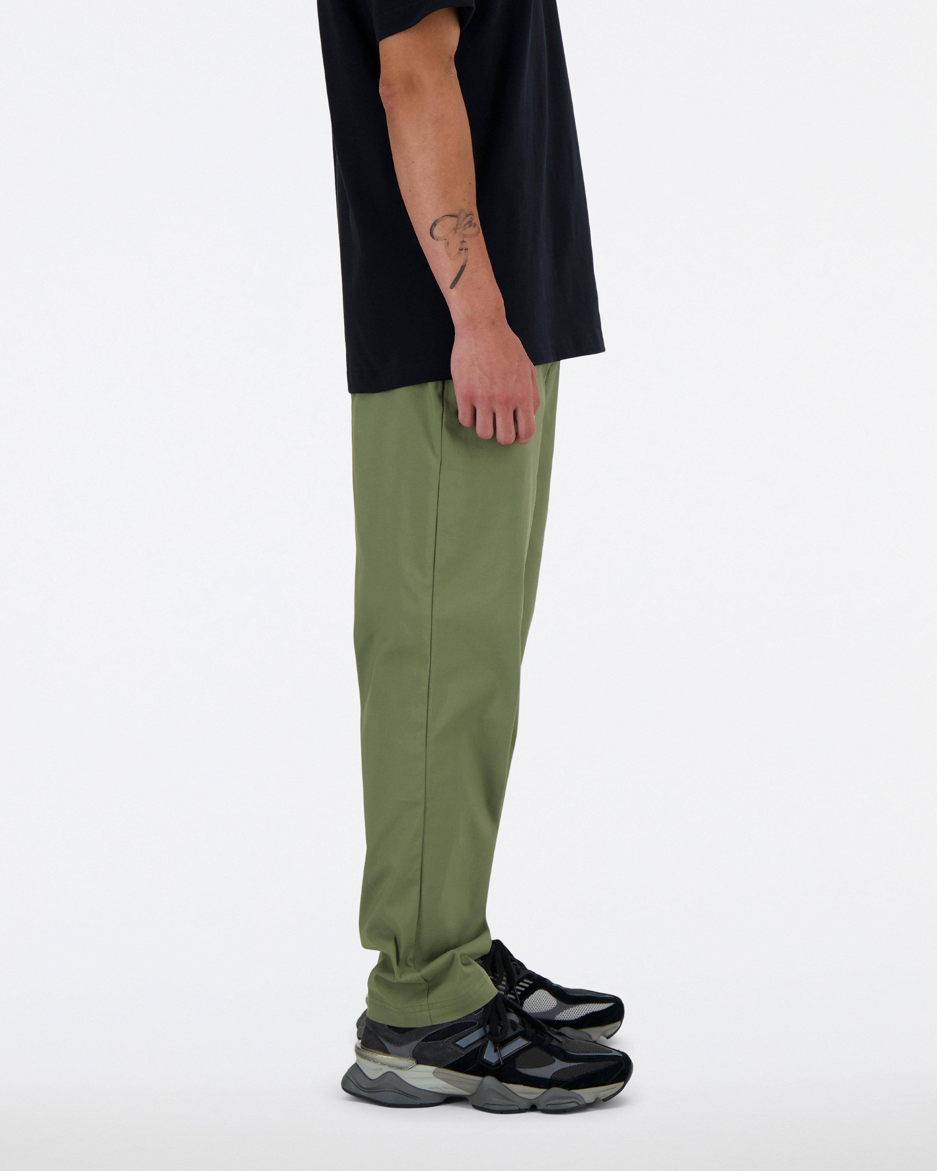 New Balance Men’s Icon Twill Tapered Pants -  Dark Olive