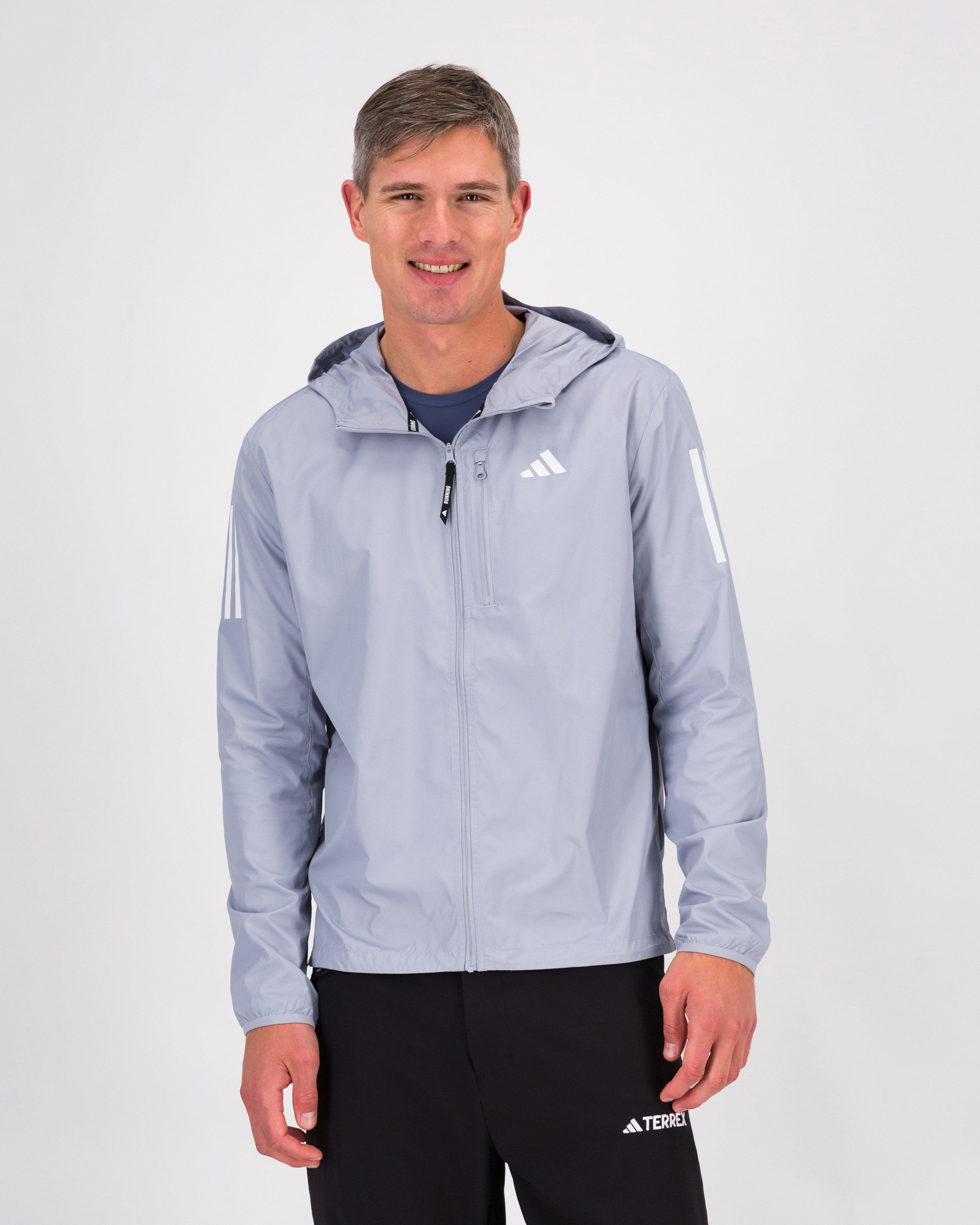 Adidas Men’s OTR B Running Jacket -  Silver