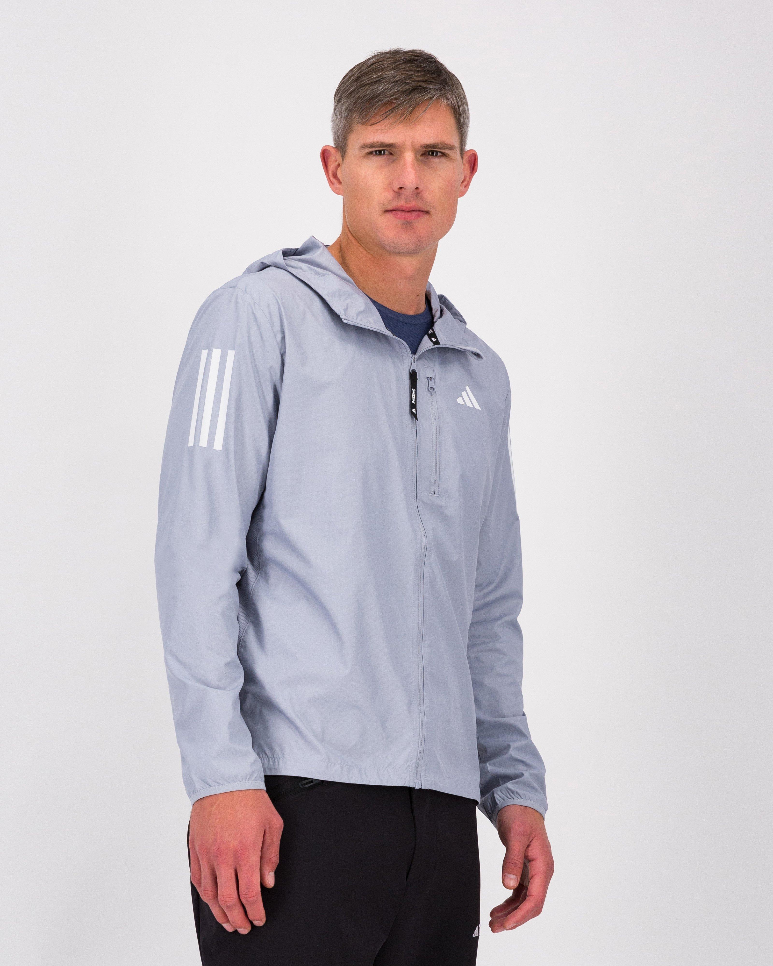 Adidas Men’s OTR B Running Jacket -  Silver