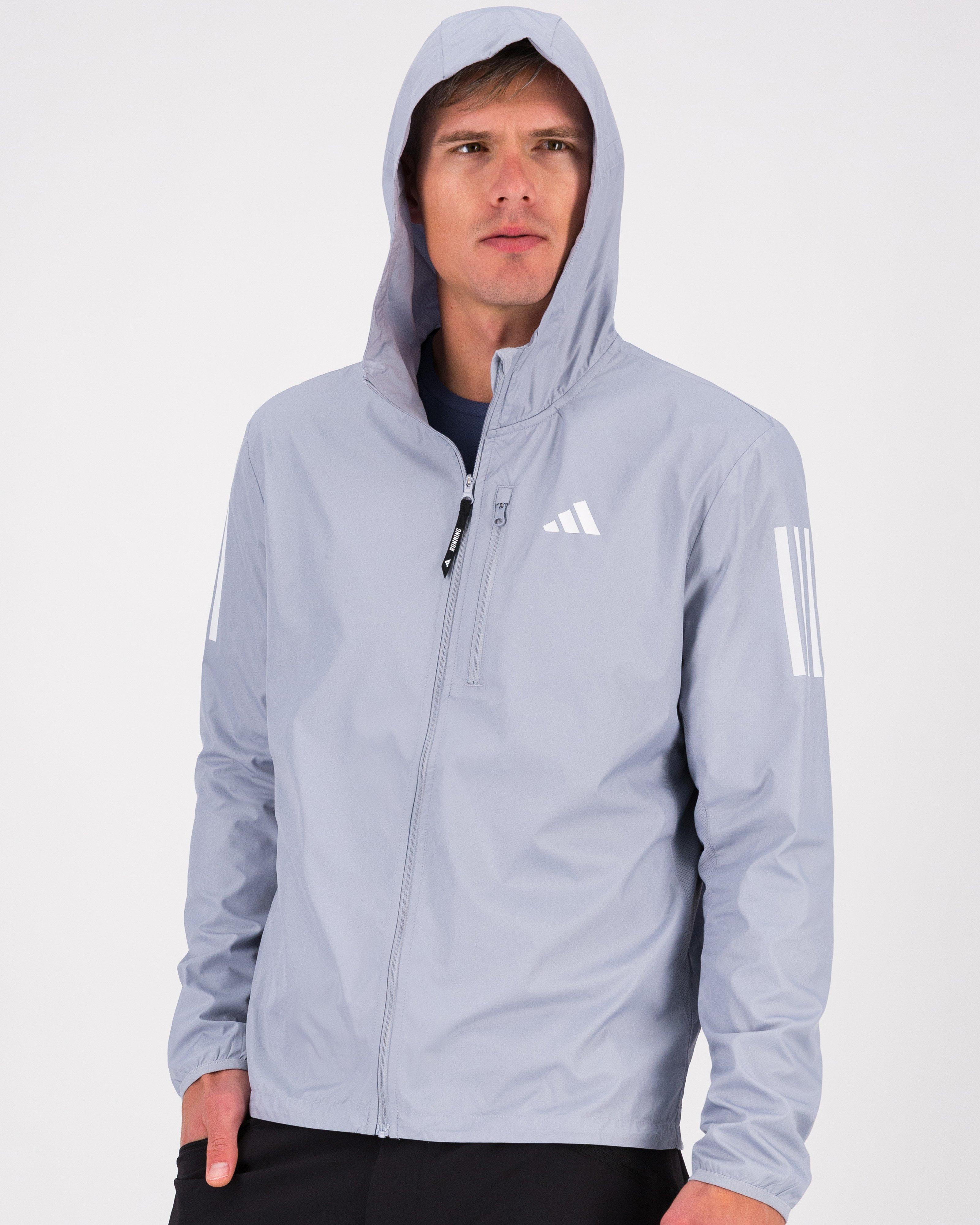 Adidas Men’s OTR B Running Jacket -  Silver