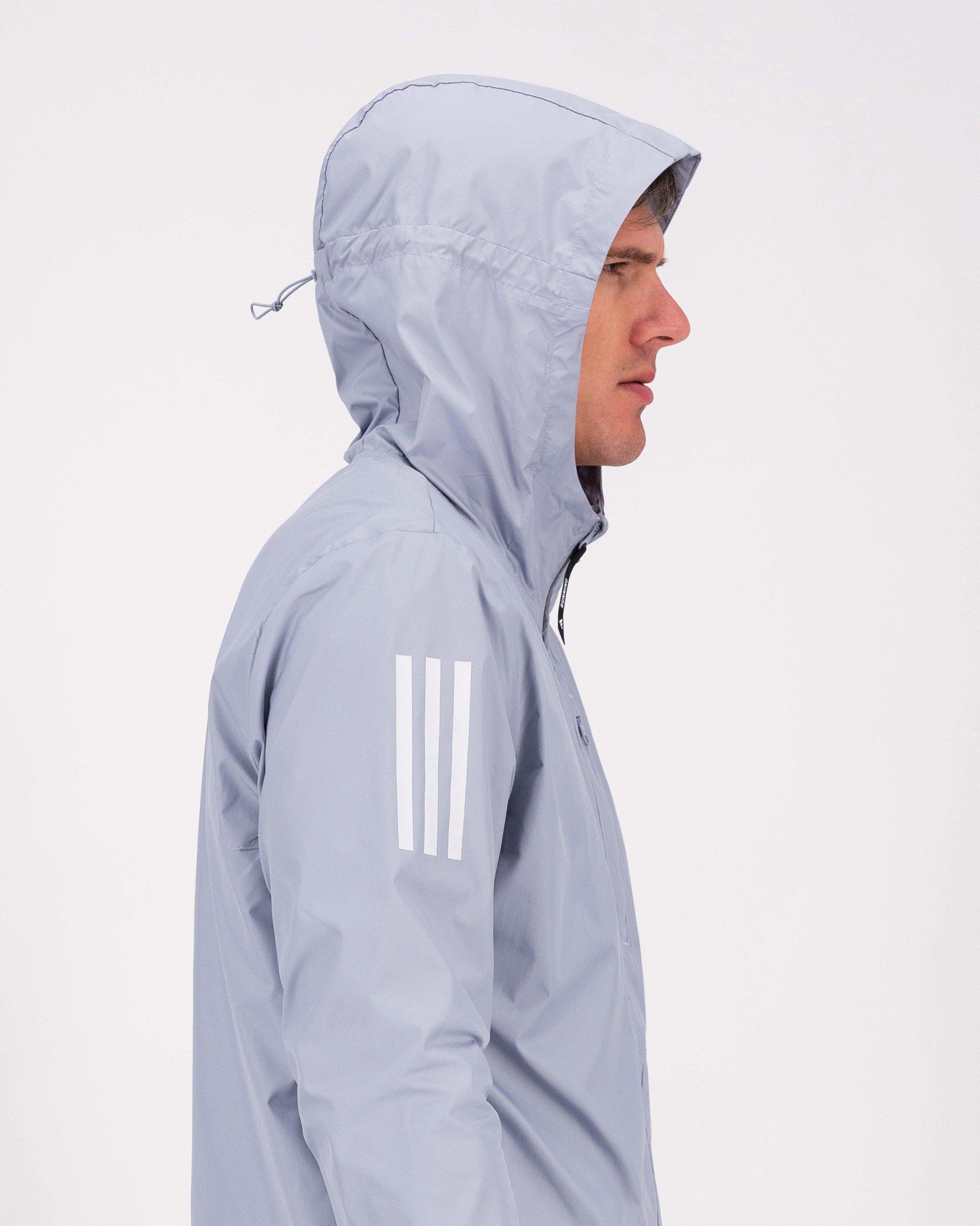 Adidas Men’s OTR B Running Jacket -  Silver