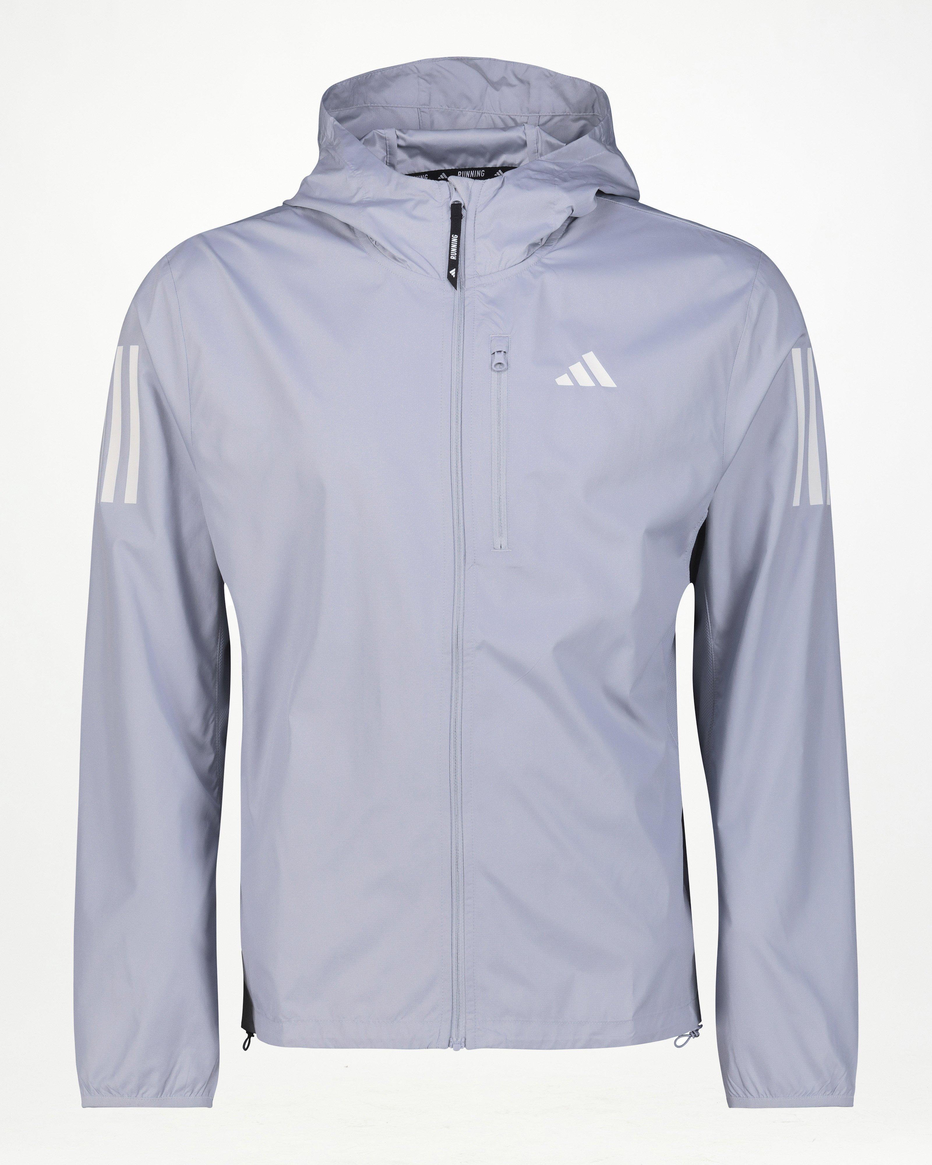 Adidas Men’s OTR B Running Jacket -  Silver