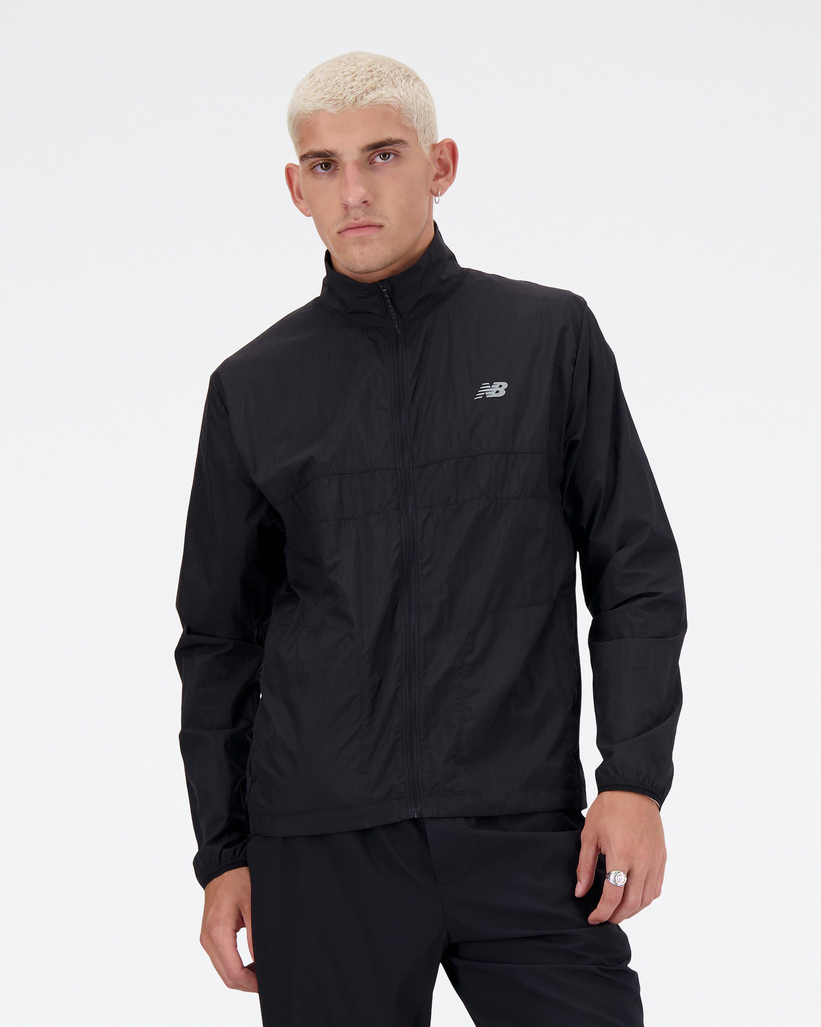 New Balance Men’s Athletic Packable Jacket -  Black