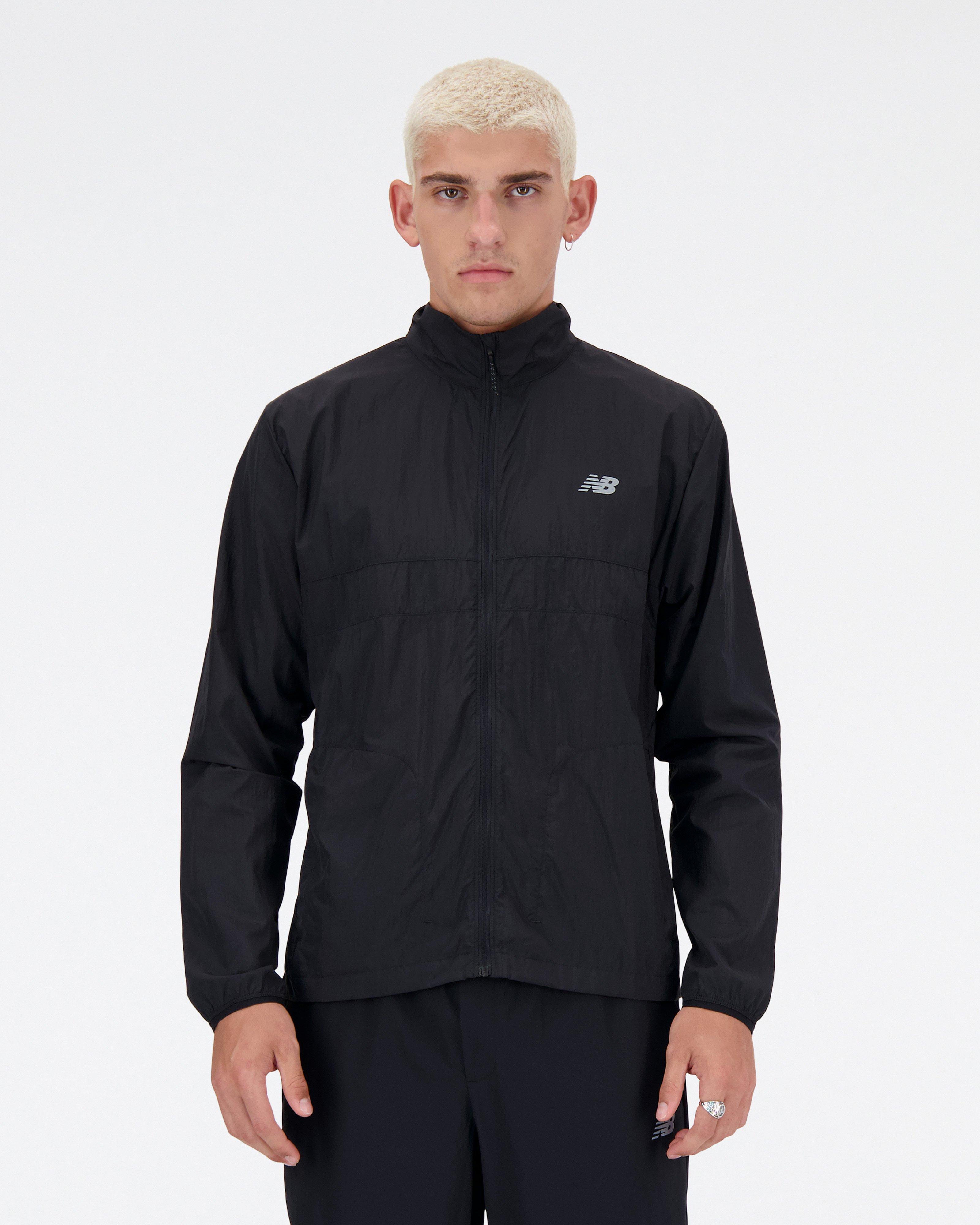 New Balance Men’s Athletic Packable Jacket -  Black