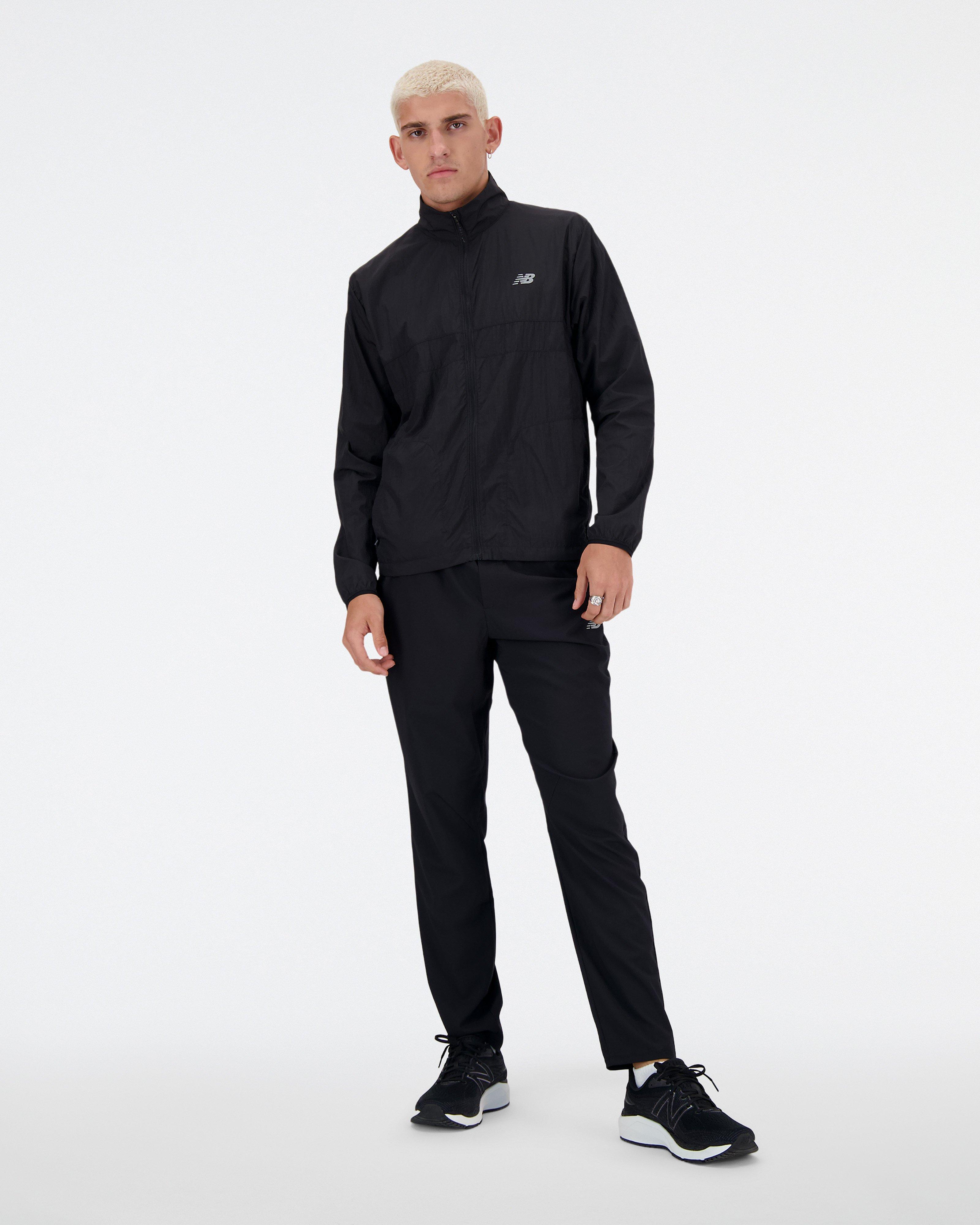 New Balance Men’s Athletic Packable Jacket -  Black