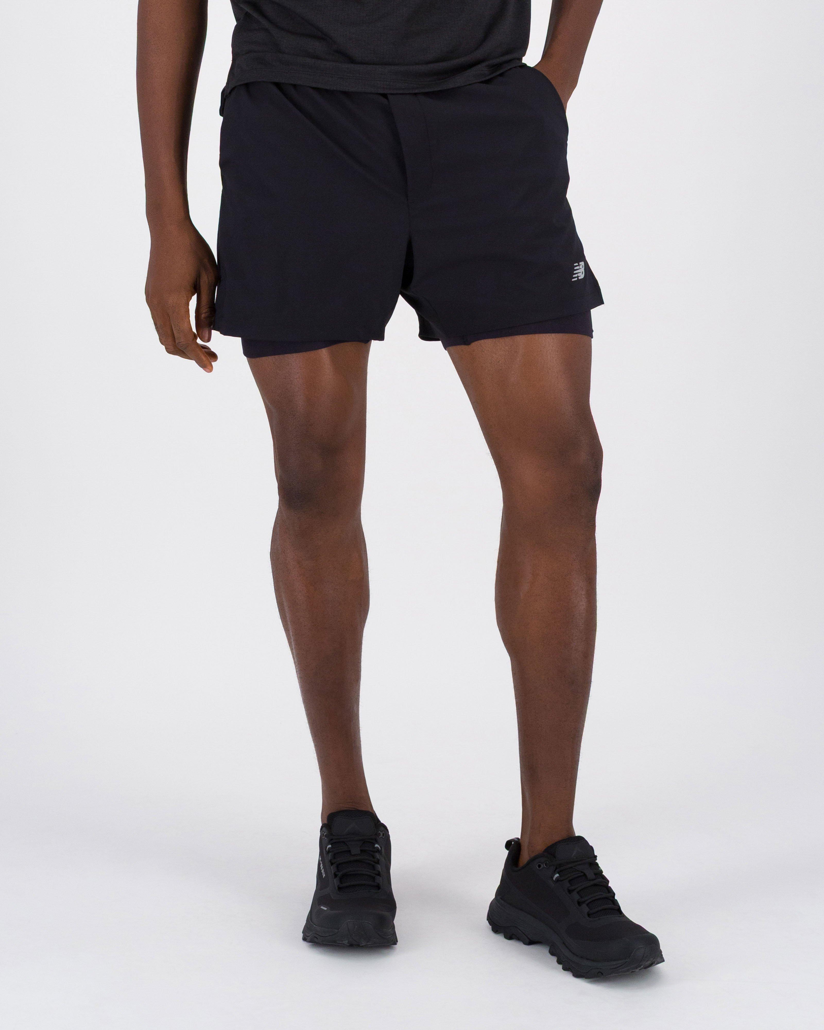 New Balance Men's Essentials 5-inch Shorts -  Black