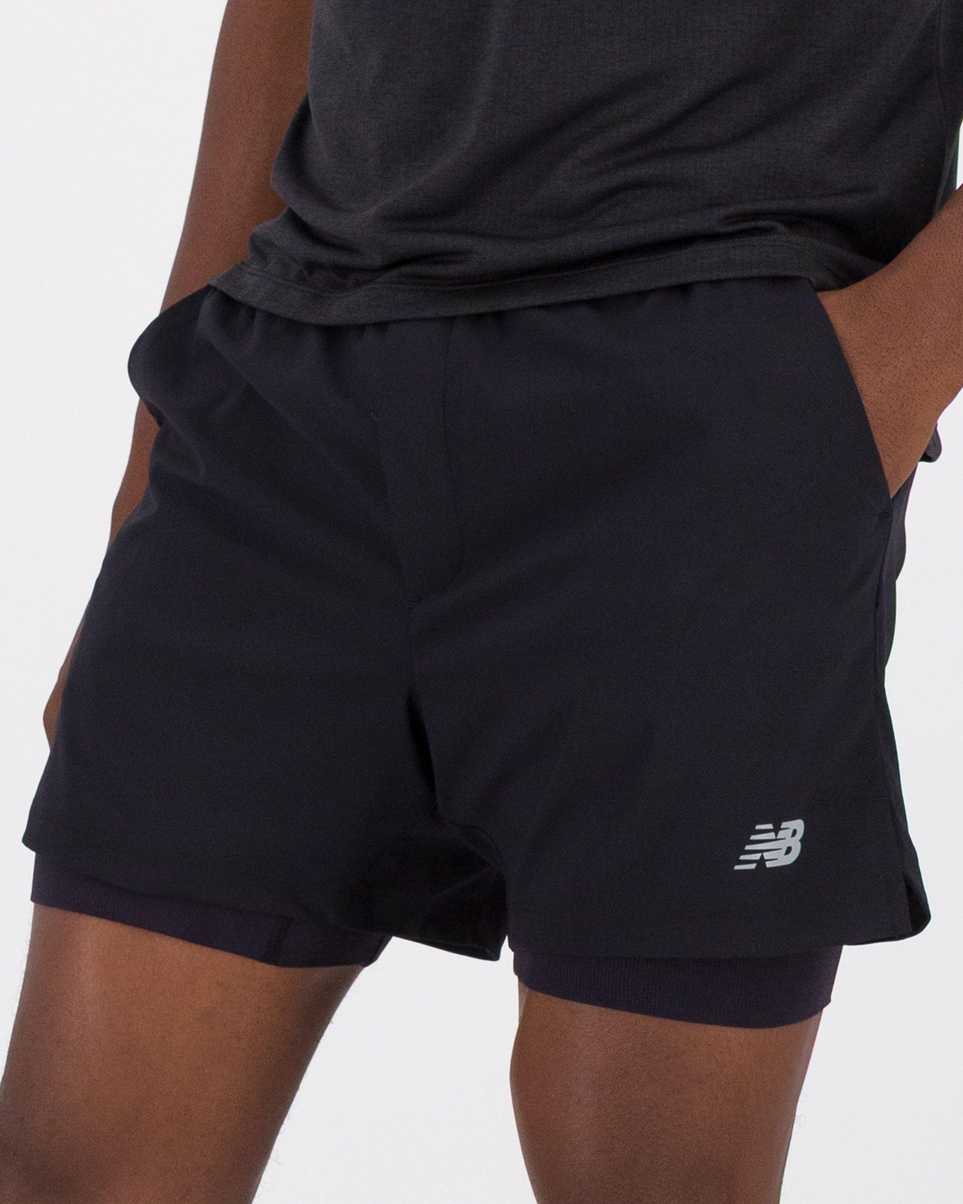 New Balance Men's Essentials 5-inch Shorts -  Black